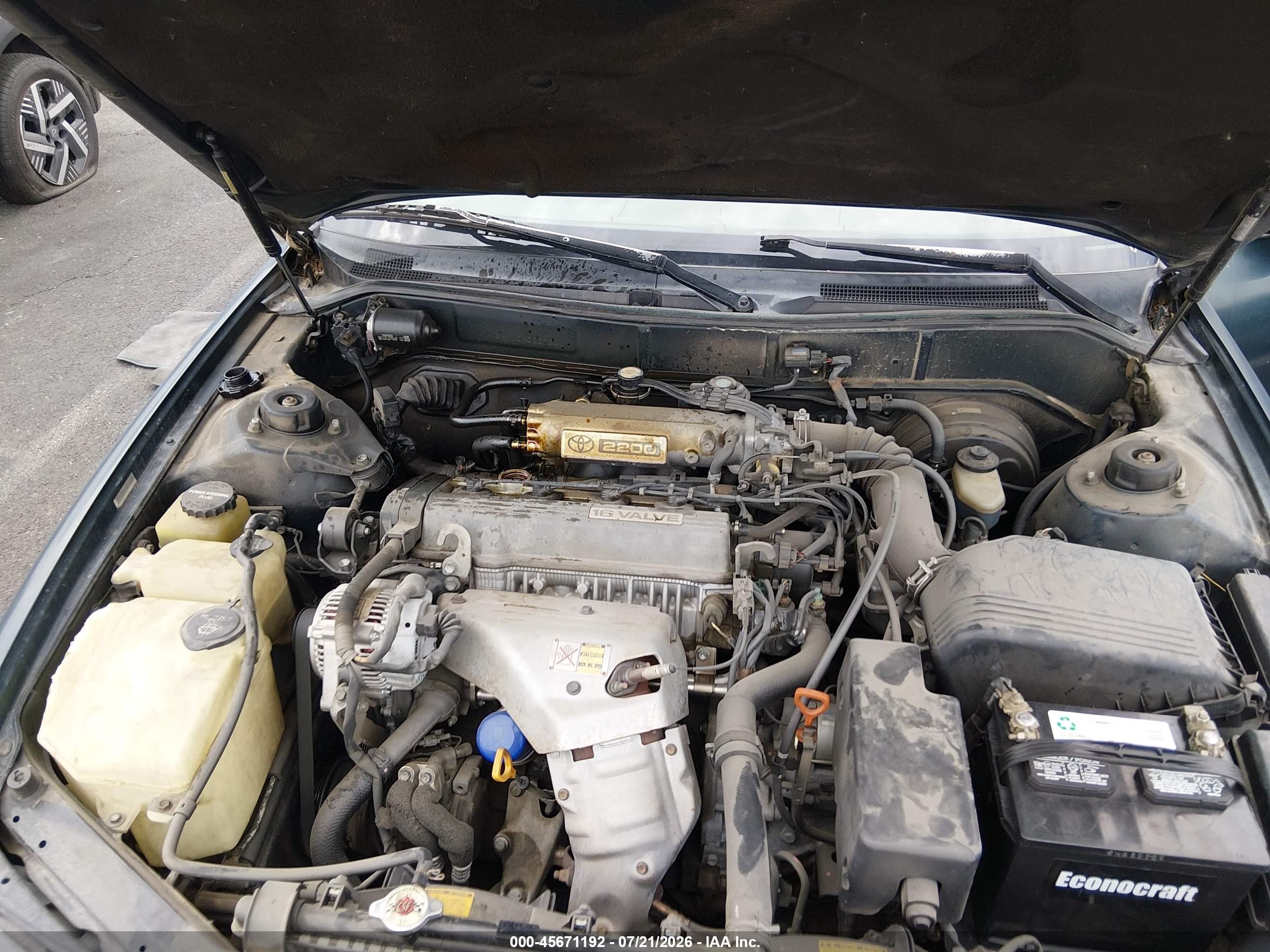 1992 Toyota Camry Le Green vin: JT2SK12E1N0035941