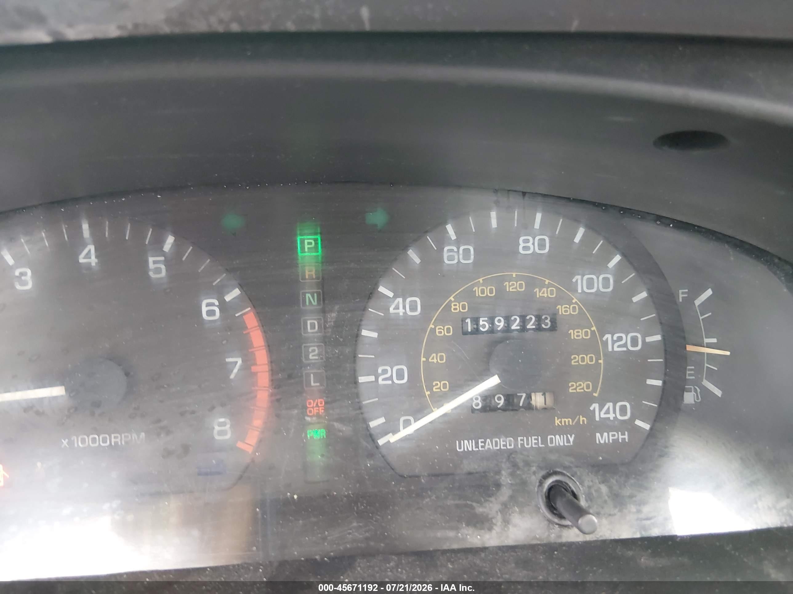 1992 Toyota Camry Le Green vin: JT2SK12E1N0035941