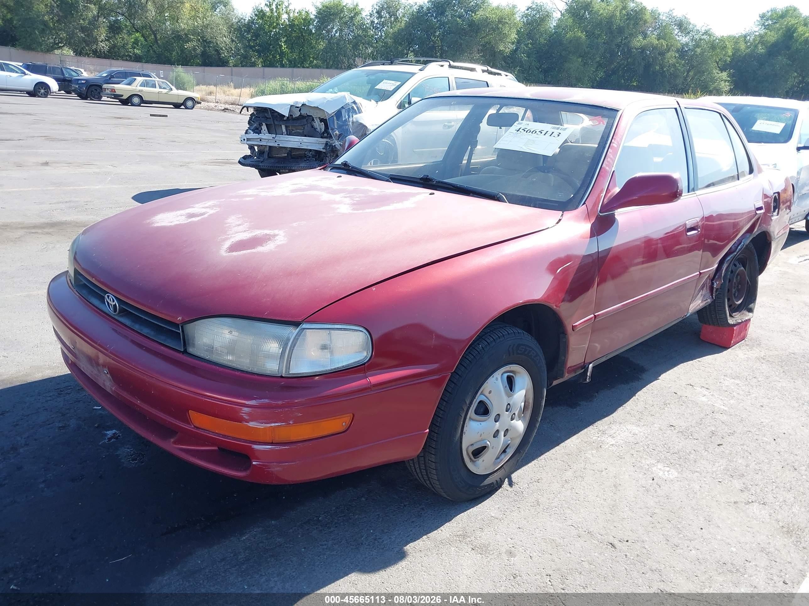 1994 Toyota Camry Le Red vin: JT2SK12E1R0244098
