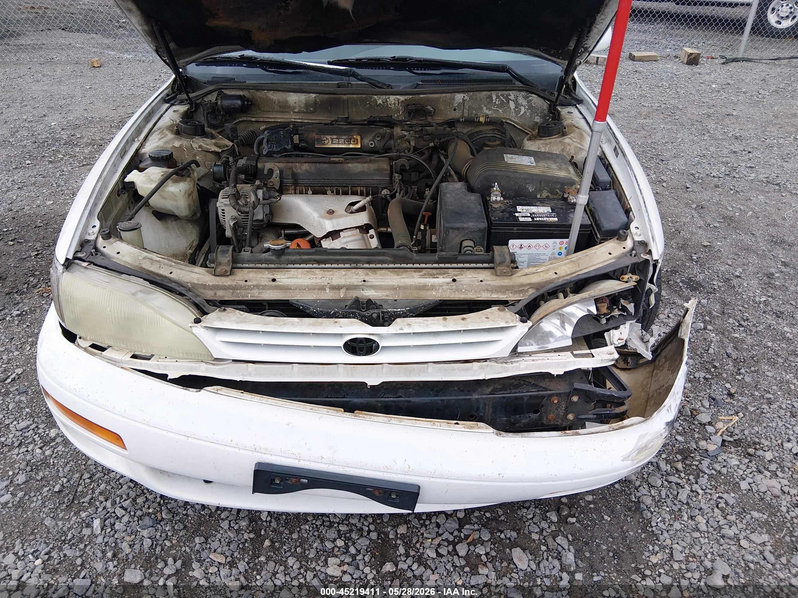 1995 Toyota Camry Le White vin: JT2SK12E7S0323006