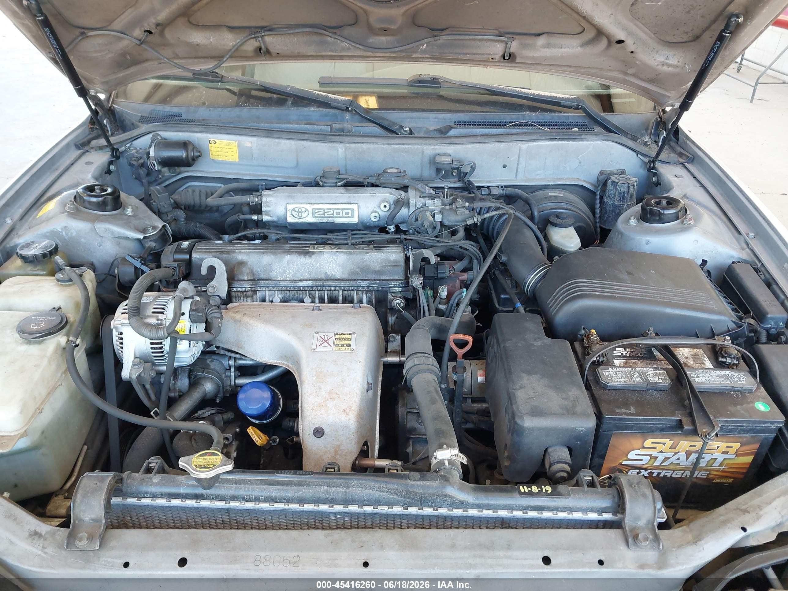 1993 Toyota Camry Le Silver vin: JT2SK12E9P0148765