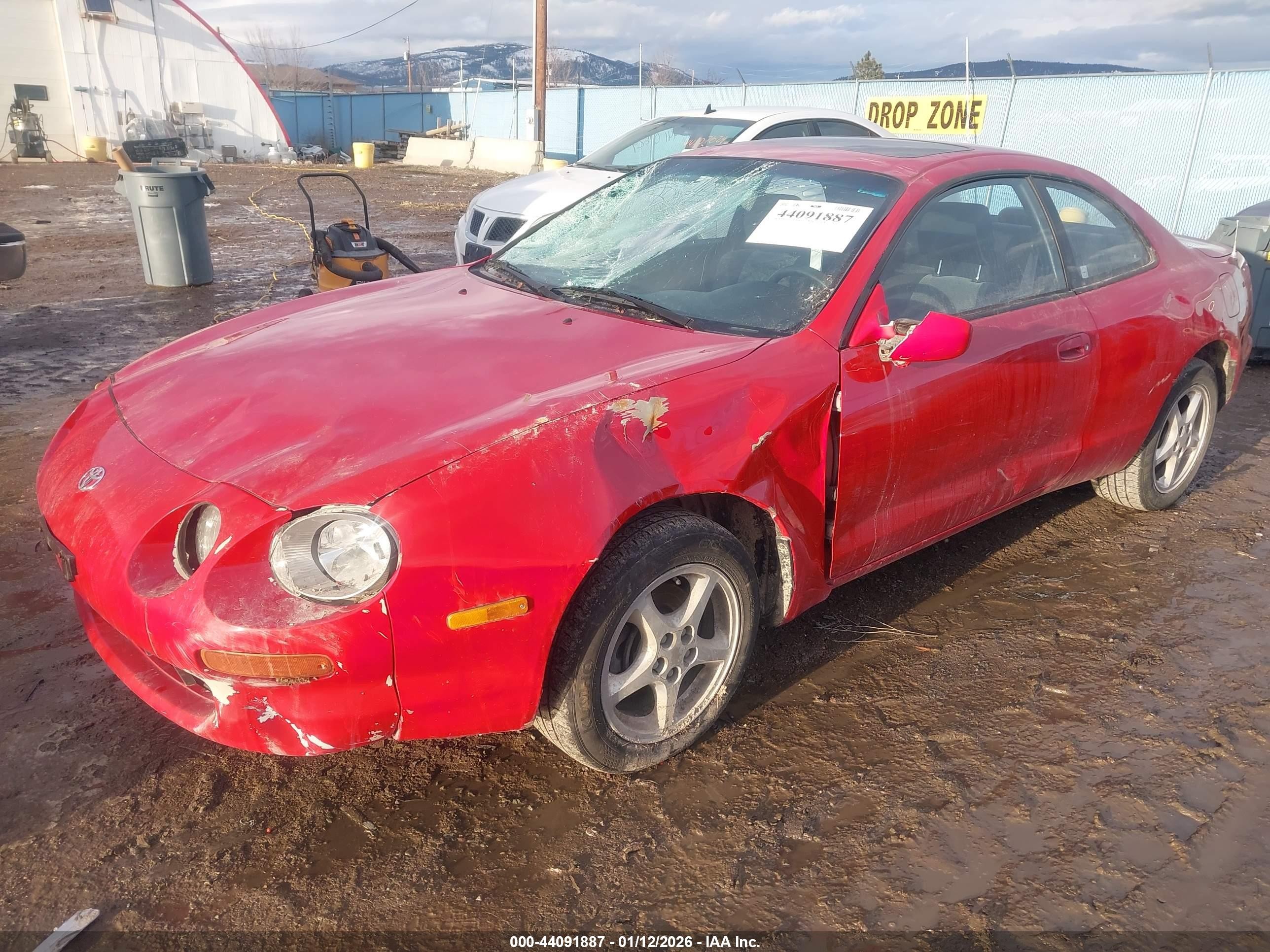 1995 Toyota Celica Gt Red vin: JT2ST07F2S0022118