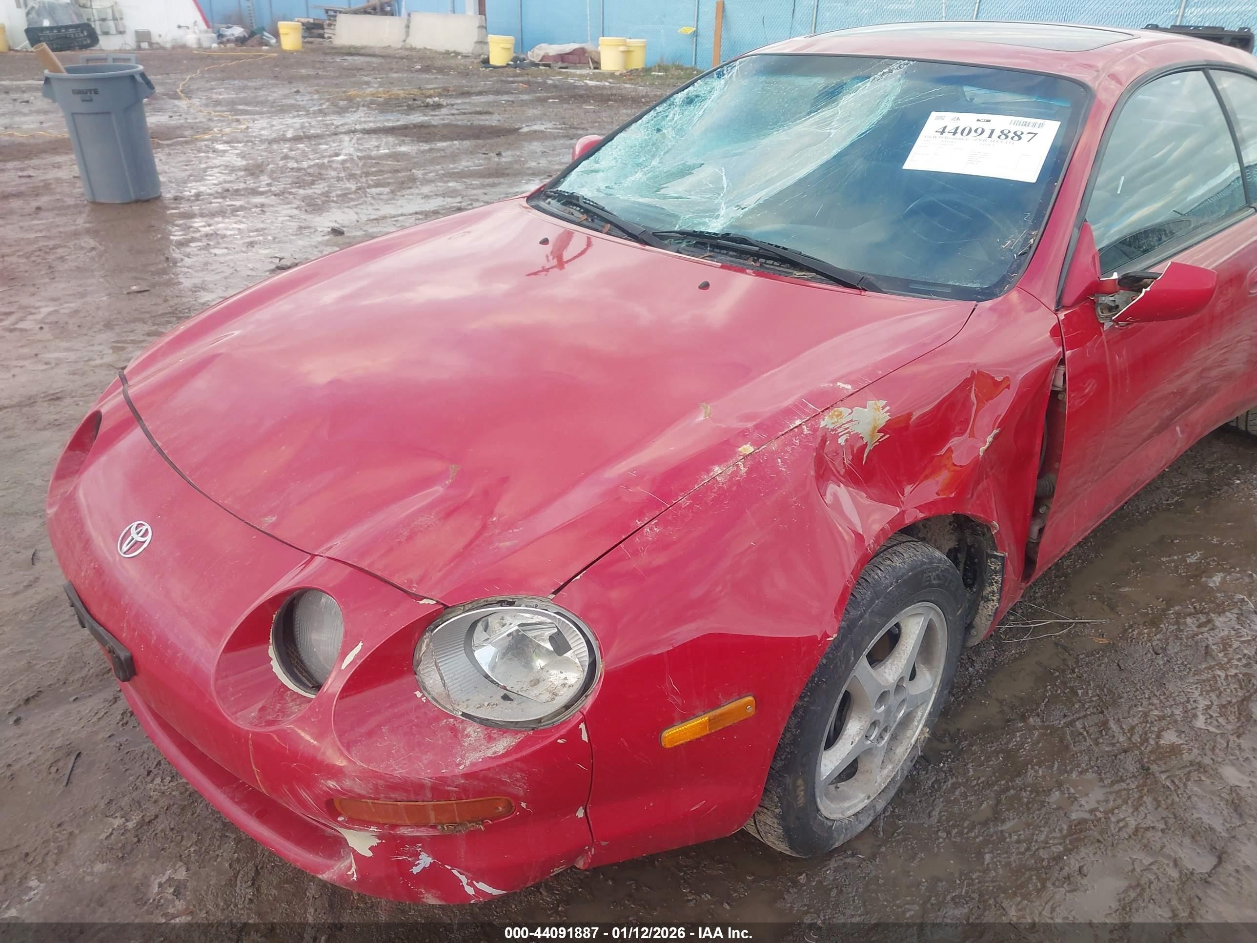 1995 Toyota Celica Gt Red vin: JT2ST07F2S0022118