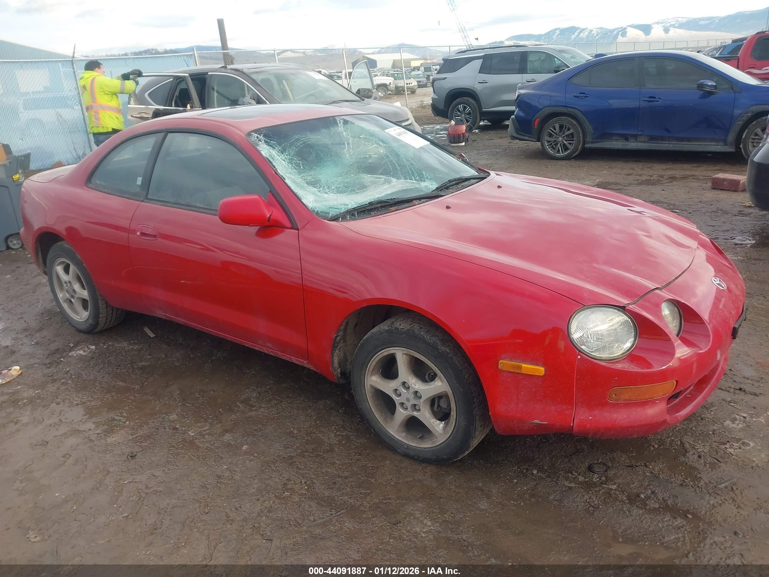 1995 Toyota Celica Gt Red vin: JT2ST07F2S0022118