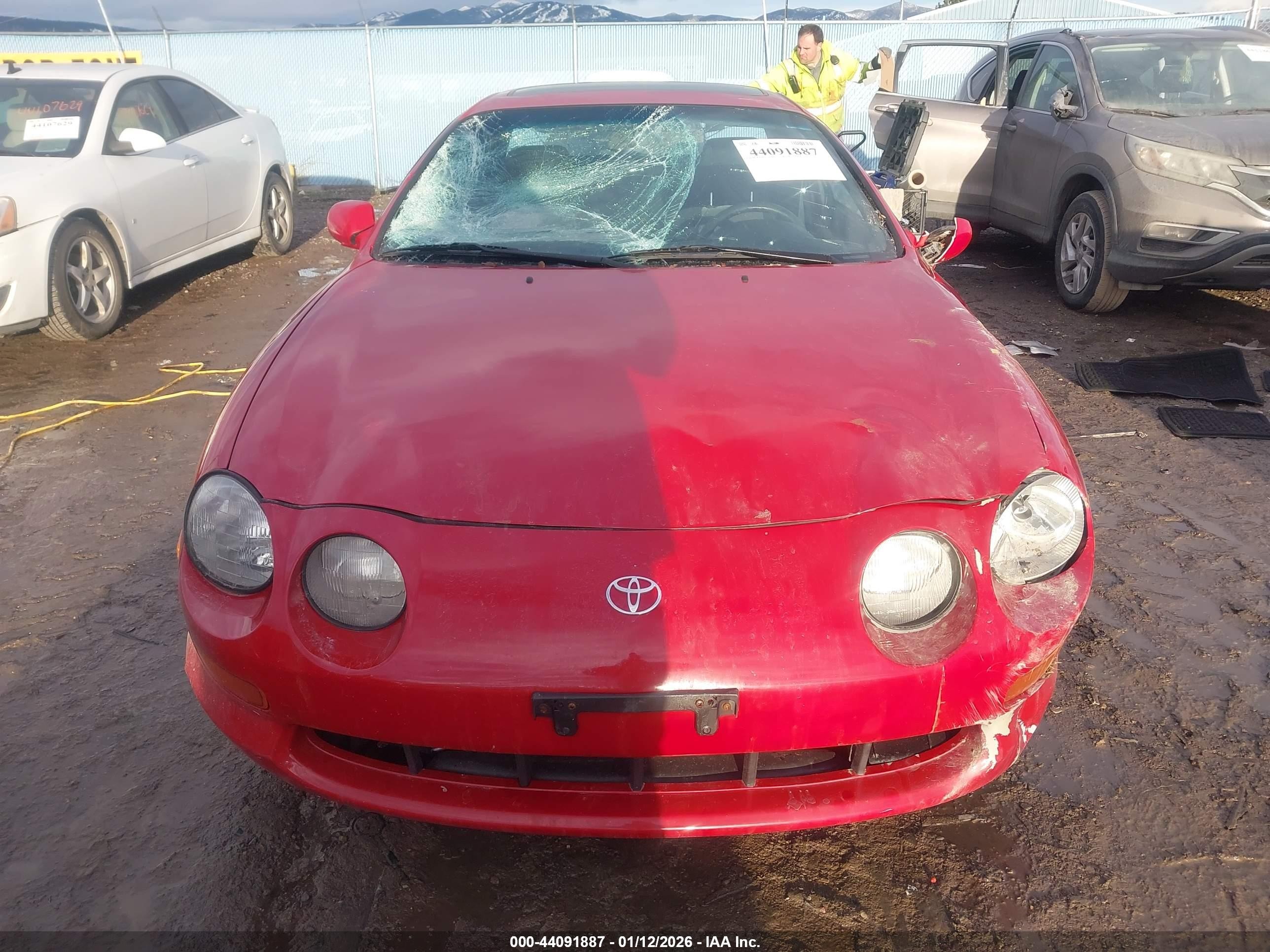 1995 Toyota Celica Gt Red vin: JT2ST07F2S0022118