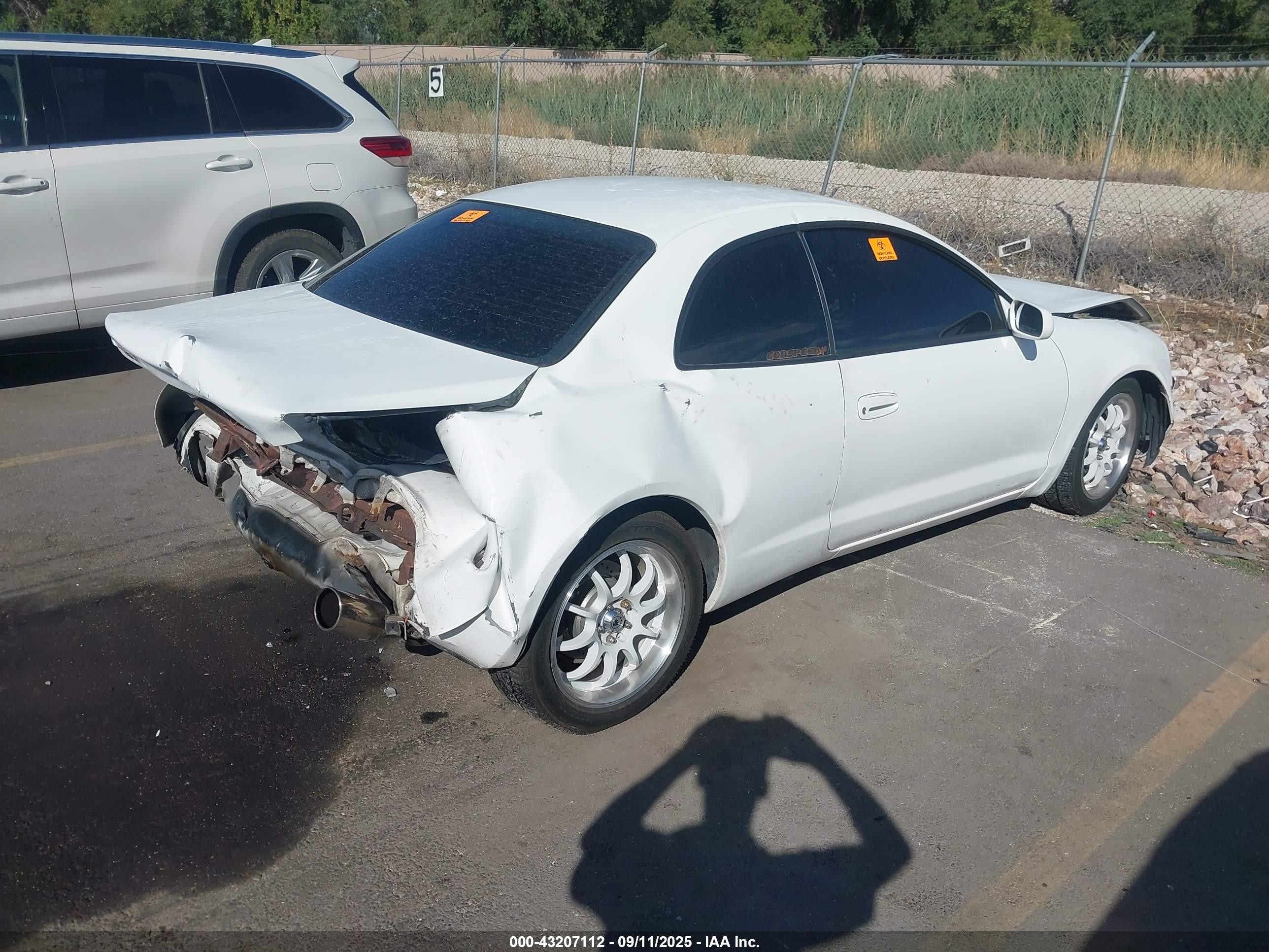1995 Toyota Celica Gt White vin: JT2ST07F4S0019804