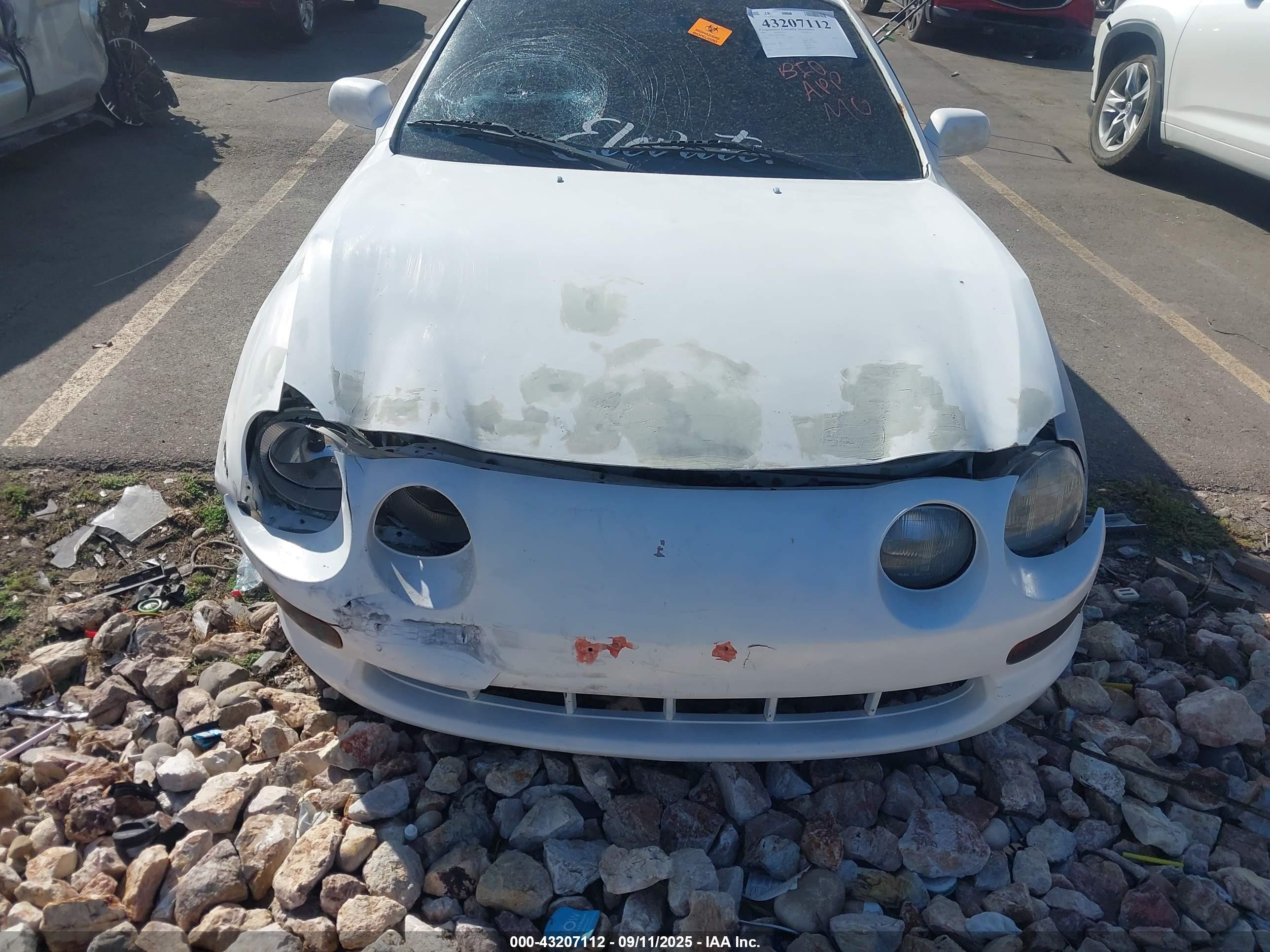 1995 Toyota Celica Gt White vin: JT2ST07F4S0019804