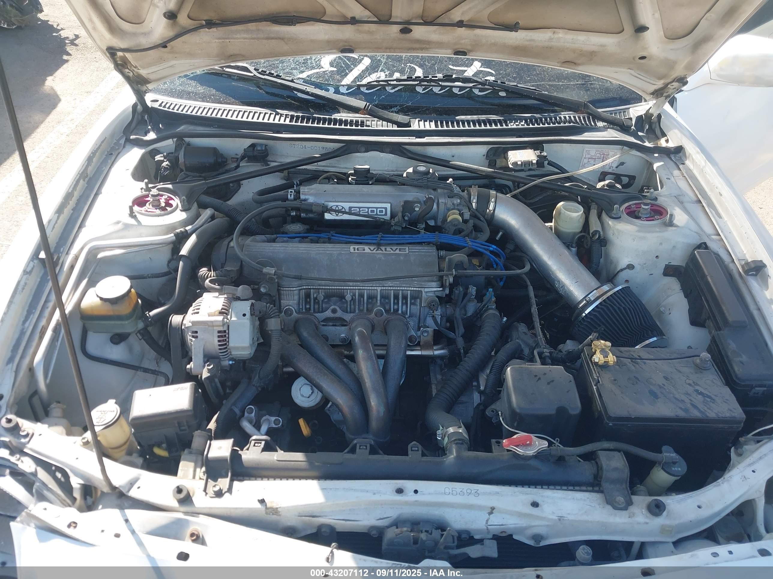 1995 Toyota Celica Gt White vin: JT2ST07F4S0019804