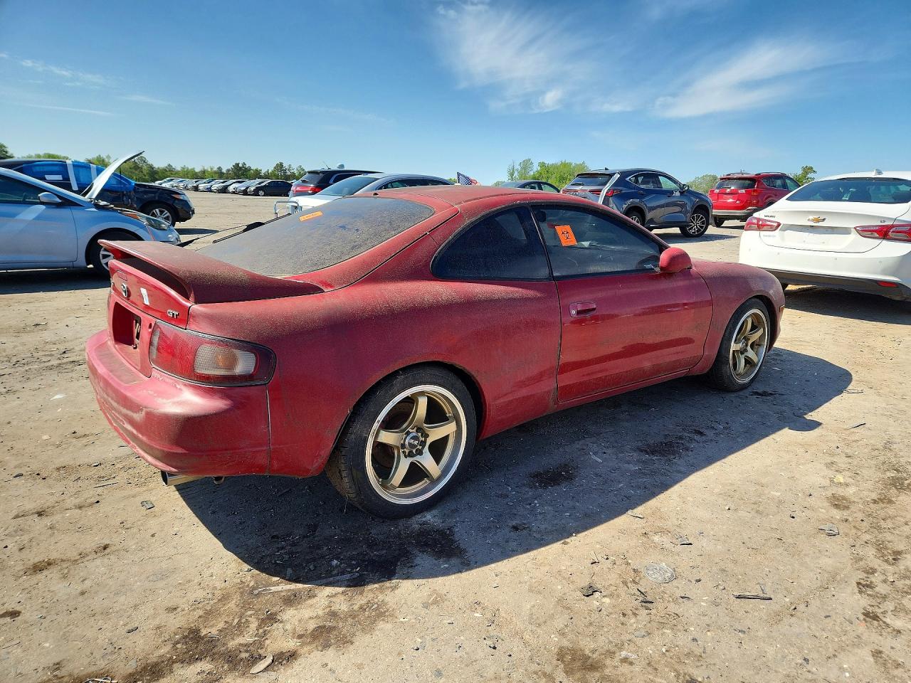 1995 Toyota Celica Gt Red vin: JT2ST07N2S0021154