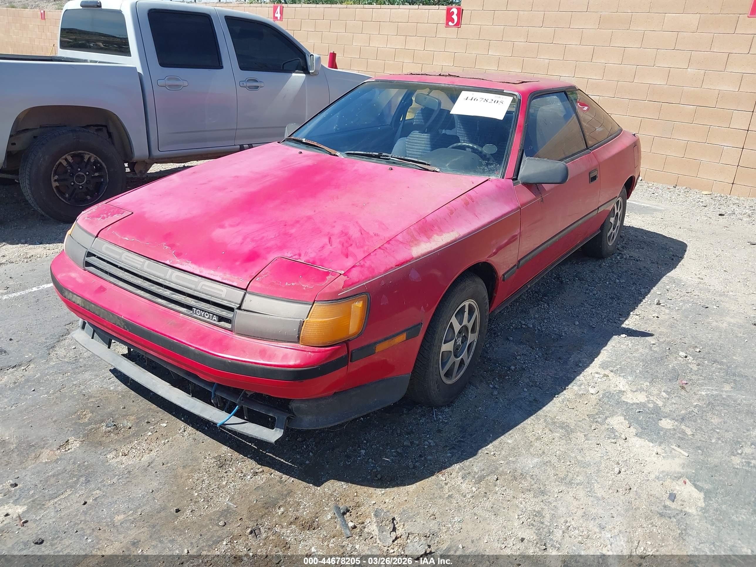 1986 Toyota Celica Gt Красный vin: JT2ST64L2G7068897