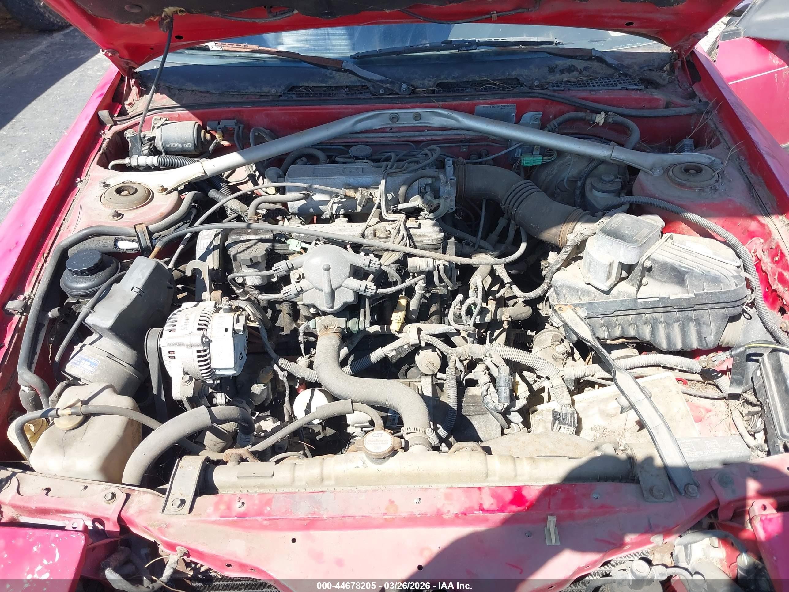 1986 Toyota Celica Gt Красный vin: JT2ST64L2G7068897