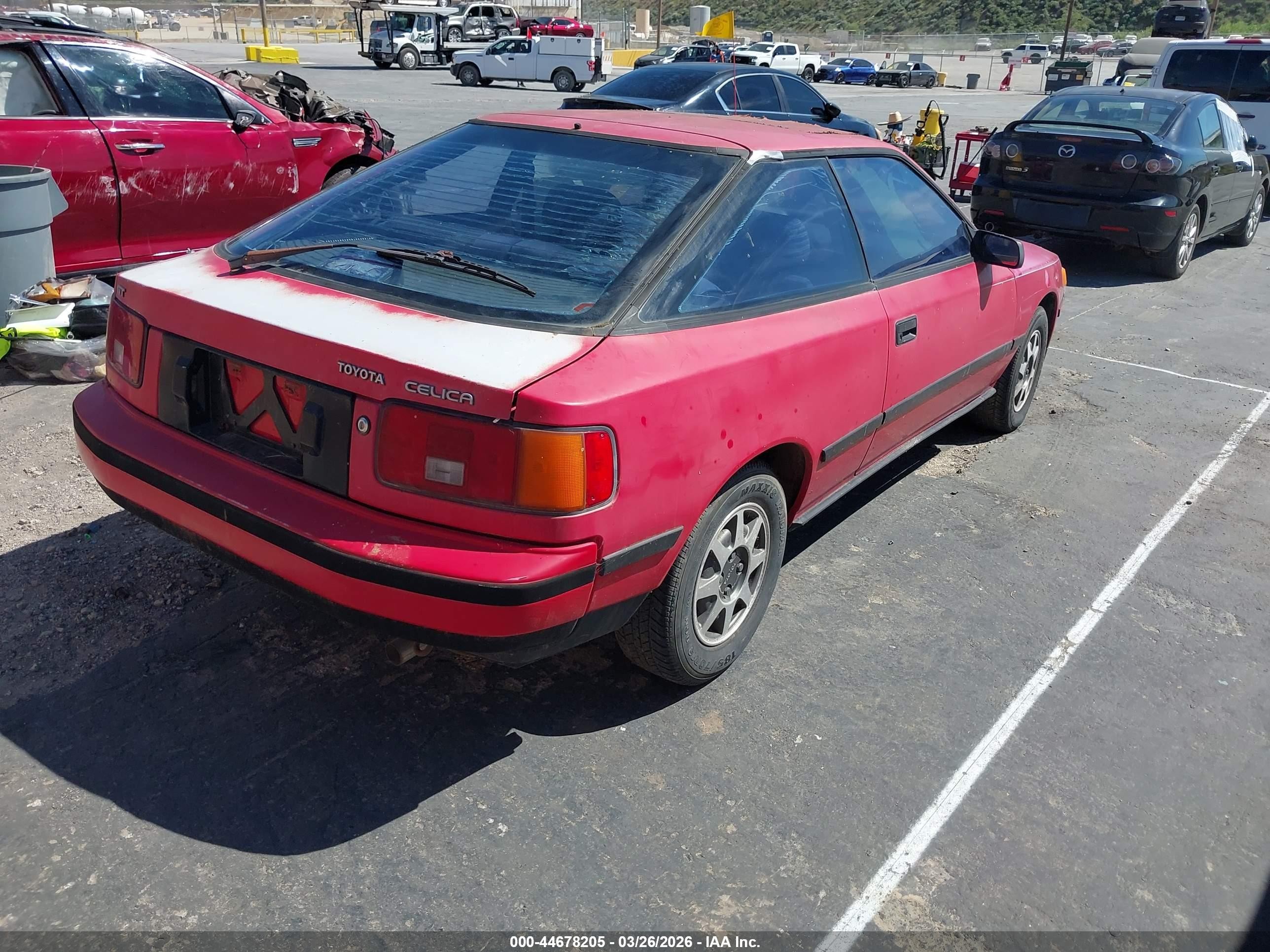 1986 Toyota Celica Gt Красный vin: JT2ST64L2G7068897