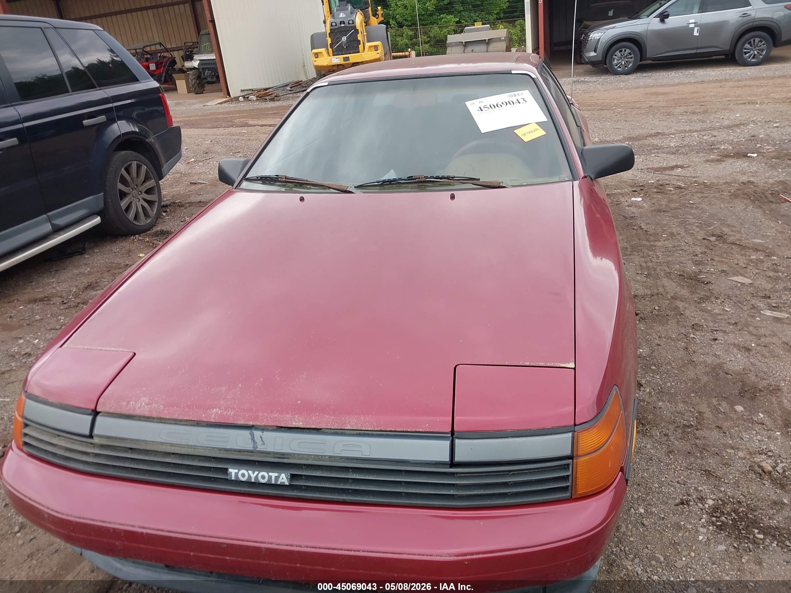 1989 Toyota Celica Gt-s Red vin: JT2ST65CXK7300654