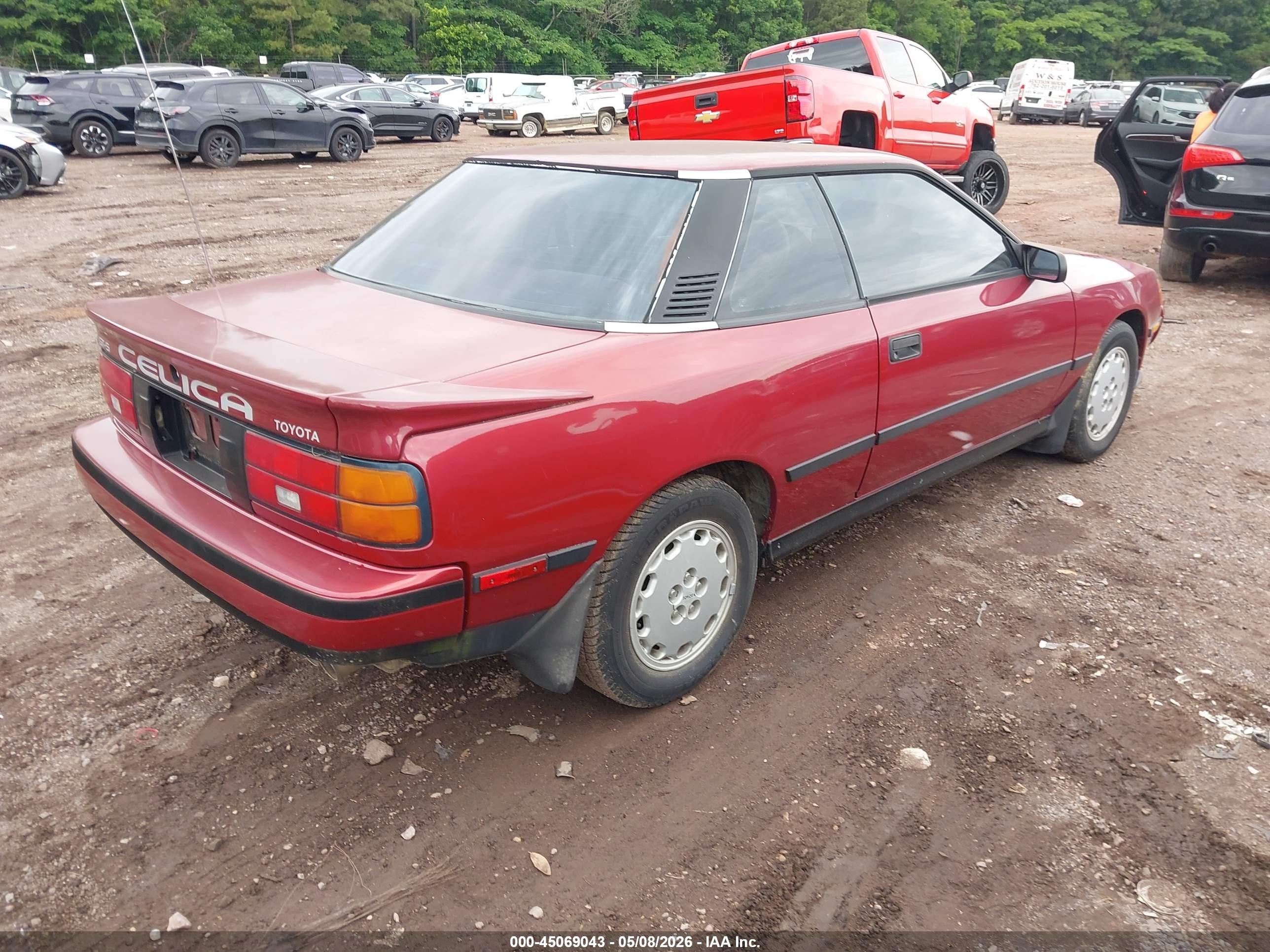 1989 Toyota Celica Gt-s Red vin: JT2ST65CXK7300654