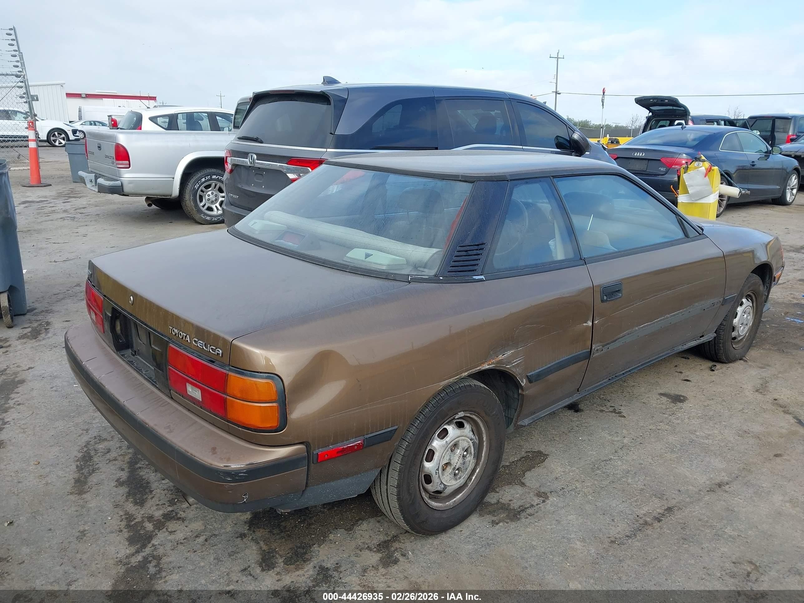 1988 Toyota Celica St Коричневый vin: JT2ST66C6J7261994