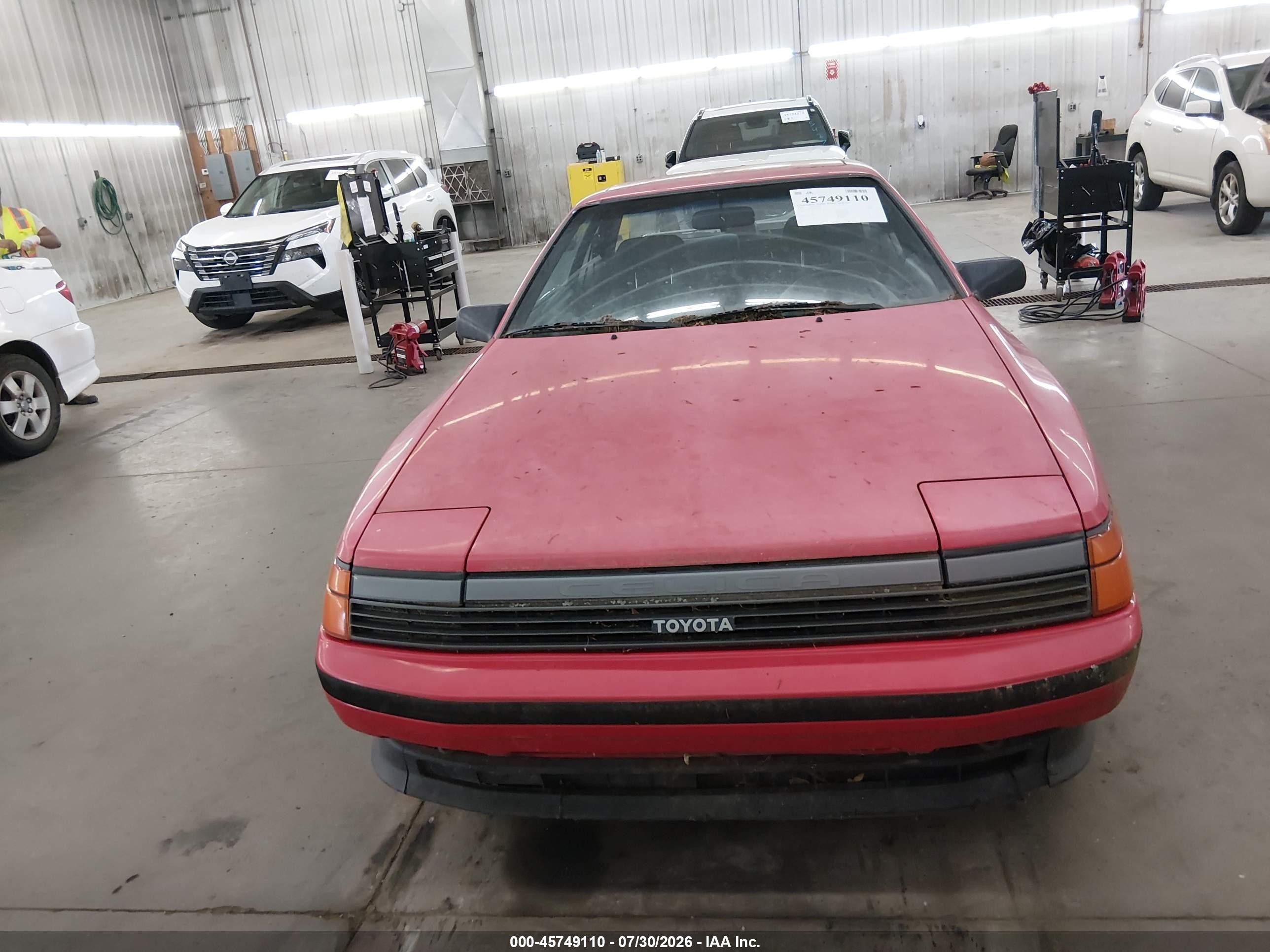 1988 Toyota Celica Gt Красный vin: JT2ST67C7J7247178