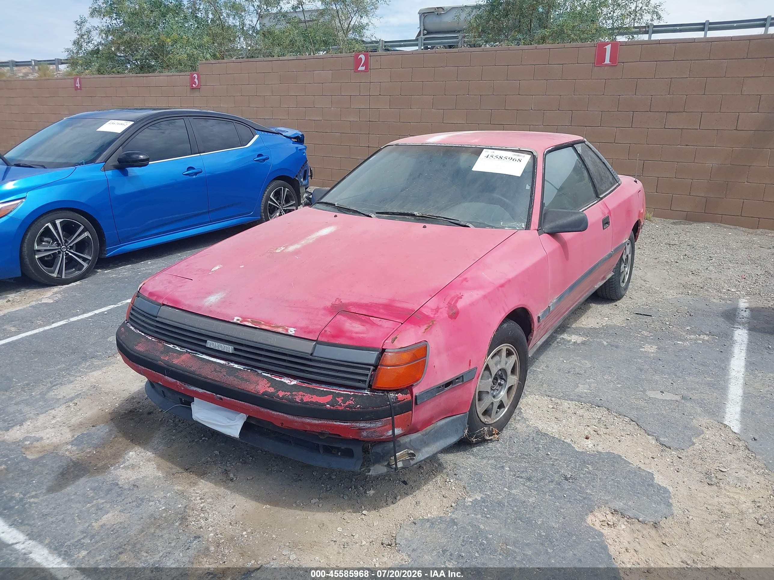 1988 Toyota Celica Gt Red vin: JT2ST67C9J7275158