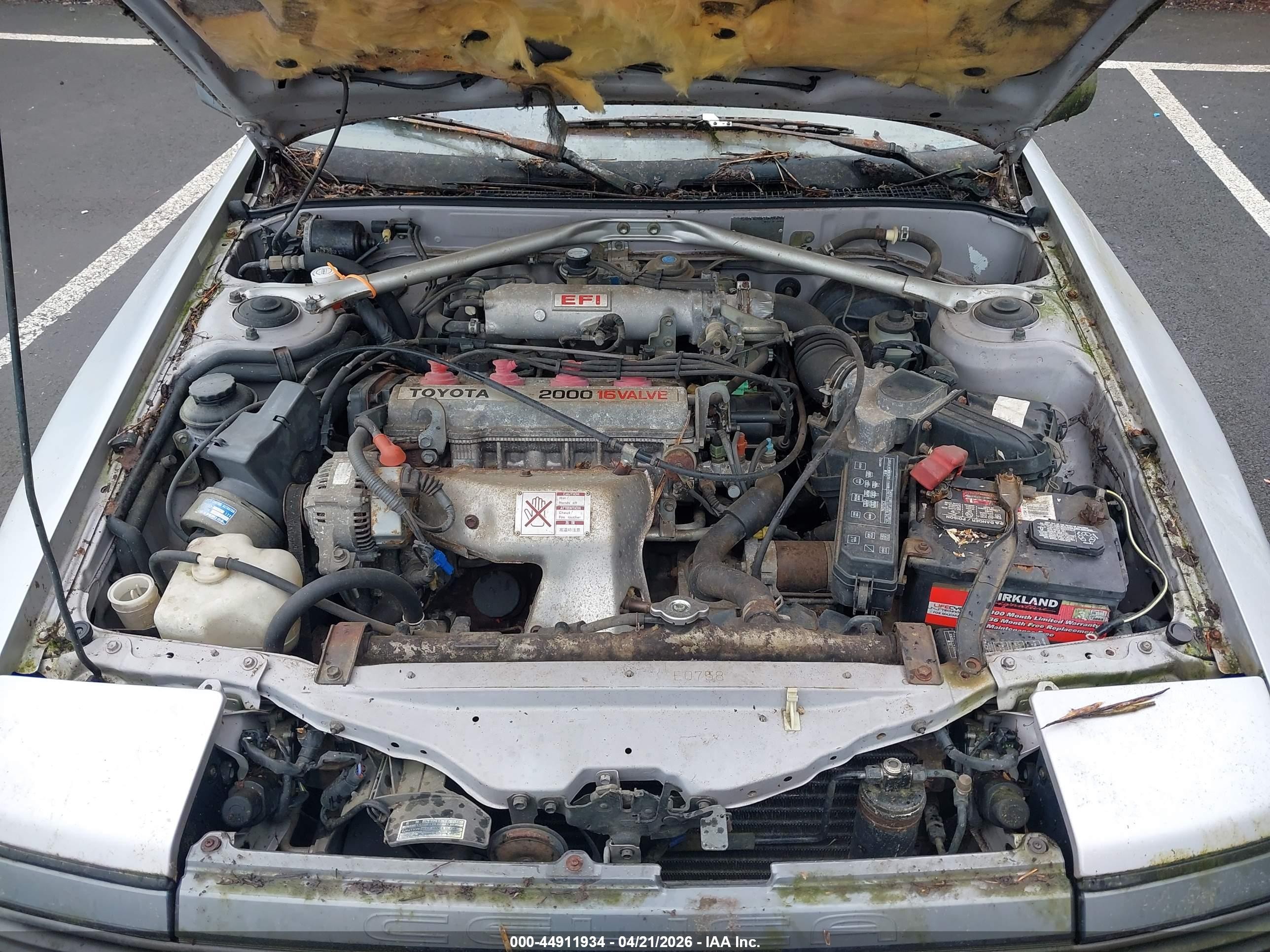 1988 Toyota Celica Gt Silver vin: JT2ST67L6J7189421