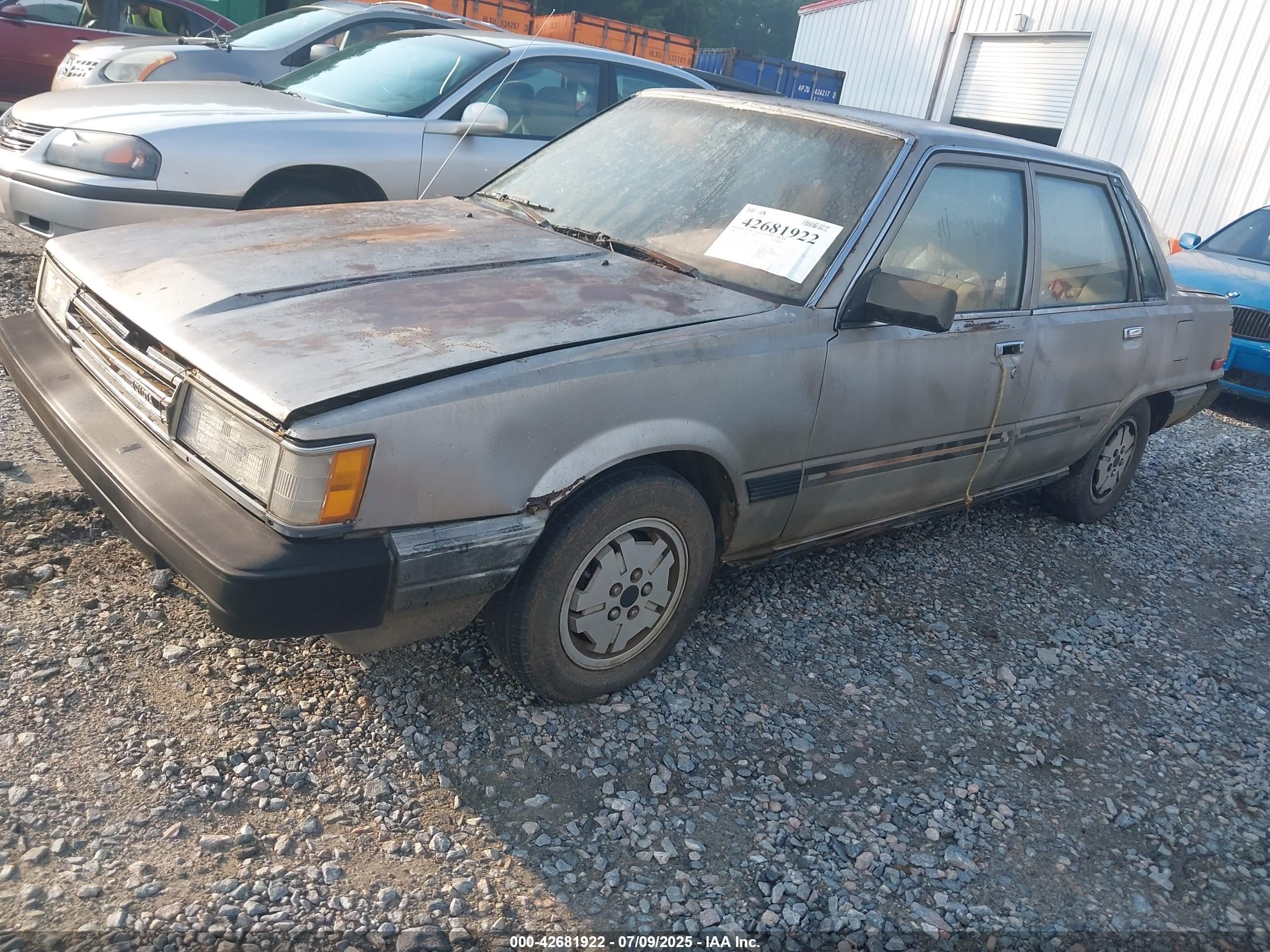 1986 Toyota Camry Dlx Pewter vin: JT2SV12E2G6028729