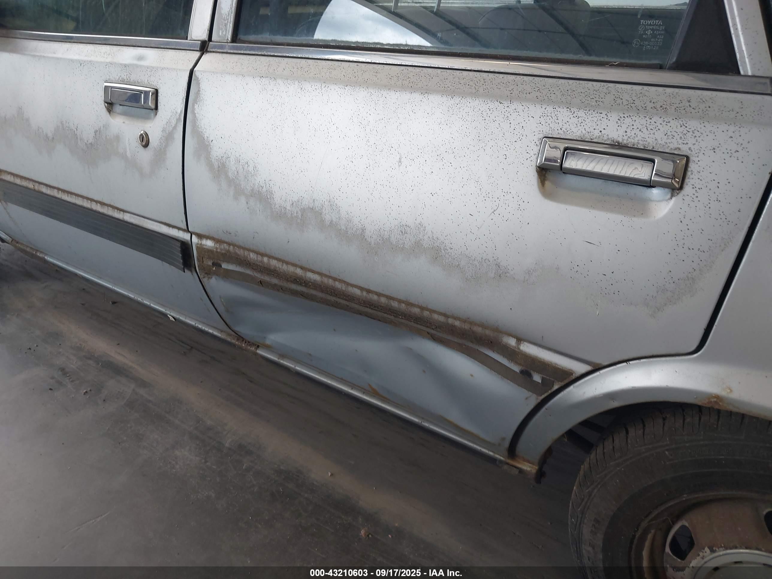 1986 Toyota Camry Dlx Silver vin: JT2SV12EXG0508245