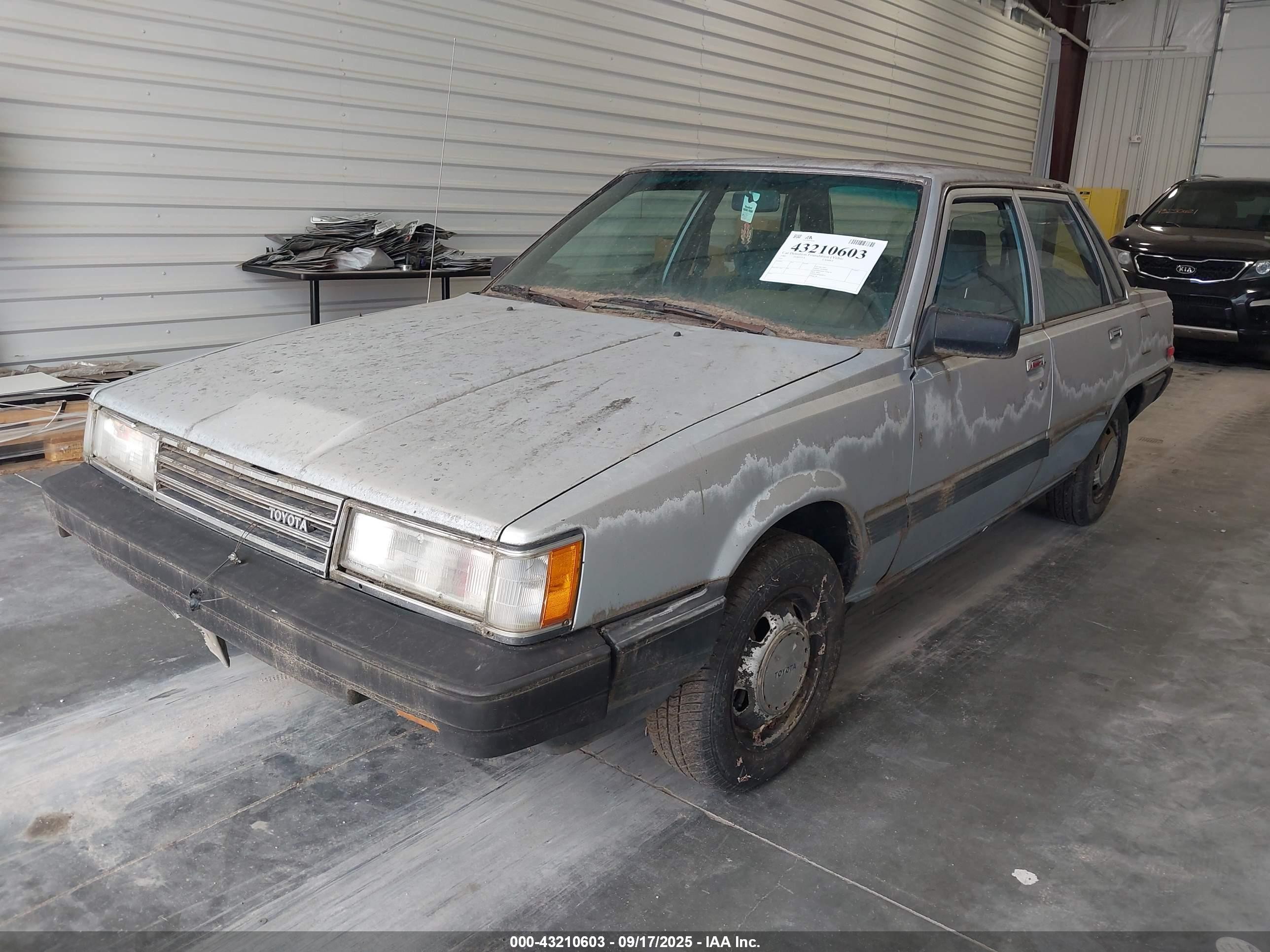 1986 Toyota Camry Dlx Silver vin: JT2SV12EXG0508245