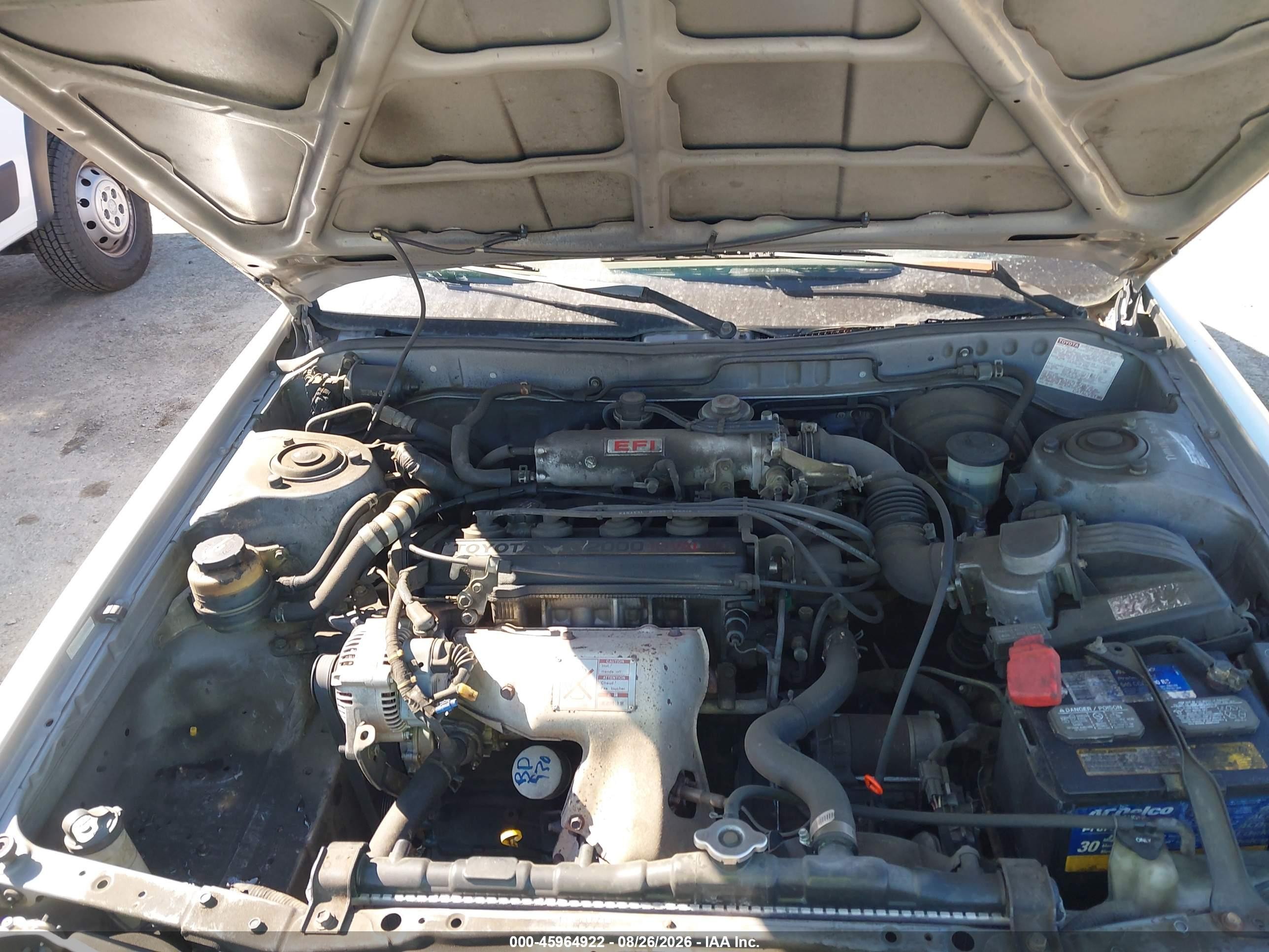 1989 Toyota Camry Dlx Silver vin: JT2SV21E0K3318565