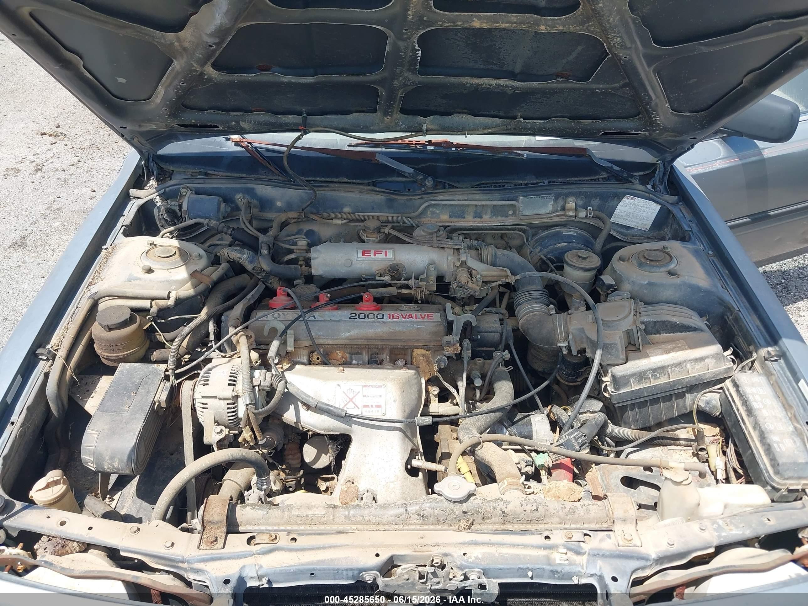 1988 Toyota Camry Dlx Gray vin: JT2SV21E1J3240165