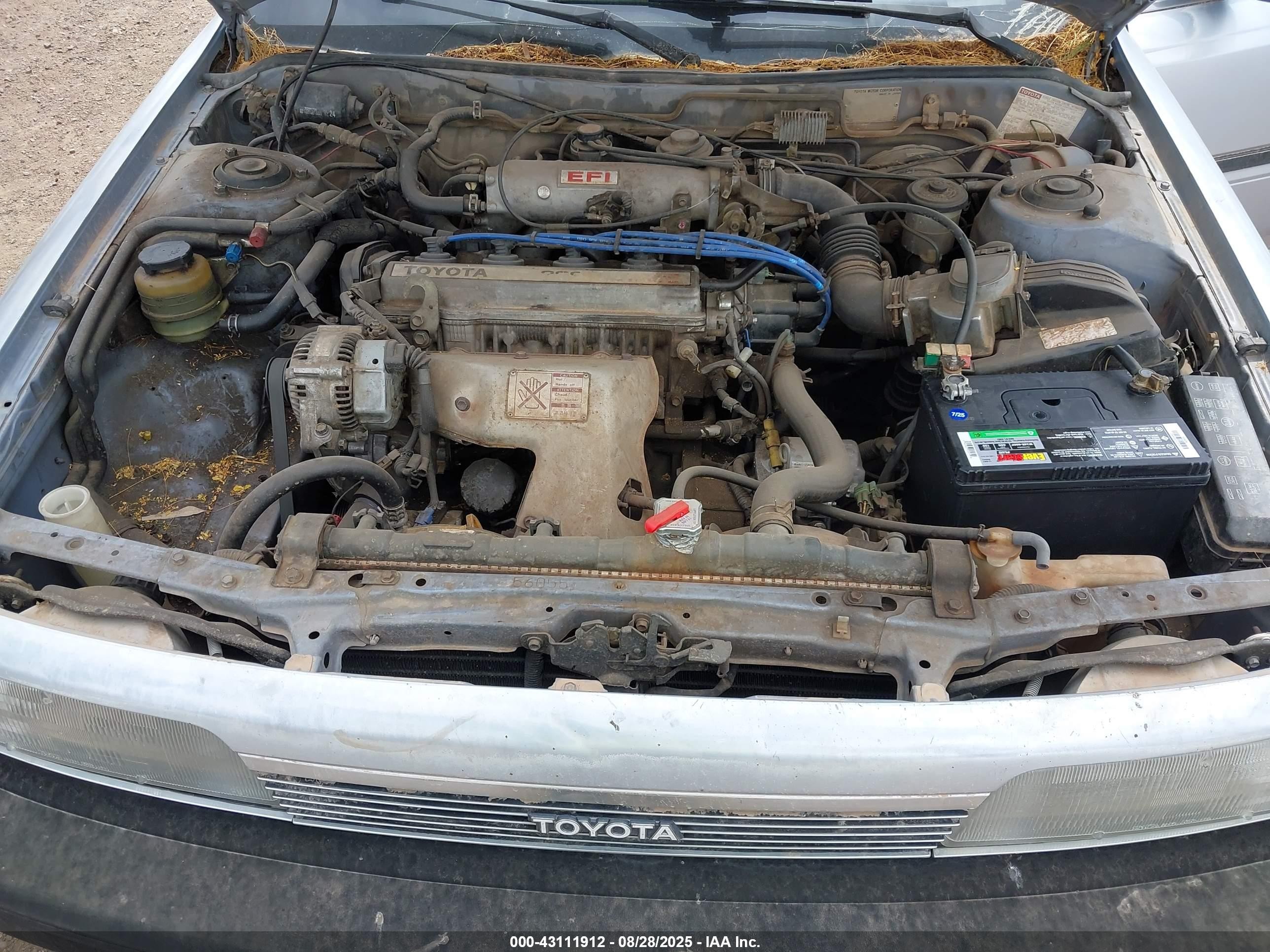 1987 Toyota Camry Dlx Silver vin: JT2SV21E2H3074586