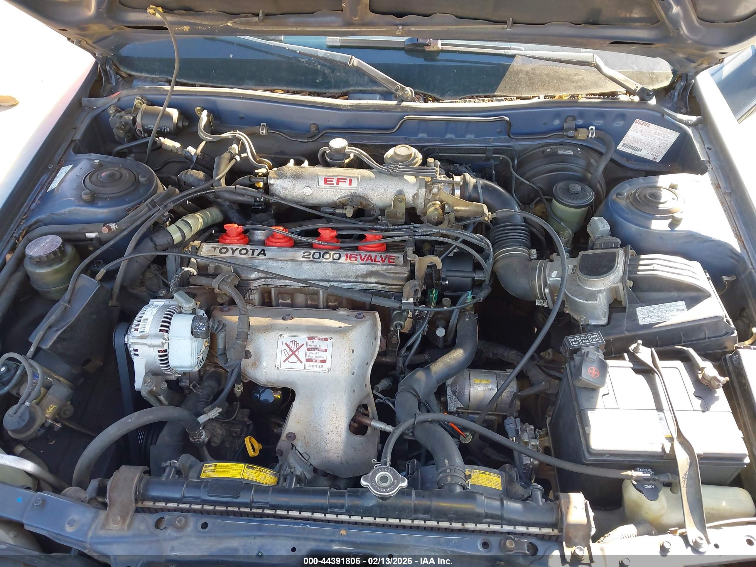 1991 Toyota Camry Dlx Light Blue vin: JT2SV21E3M3462887