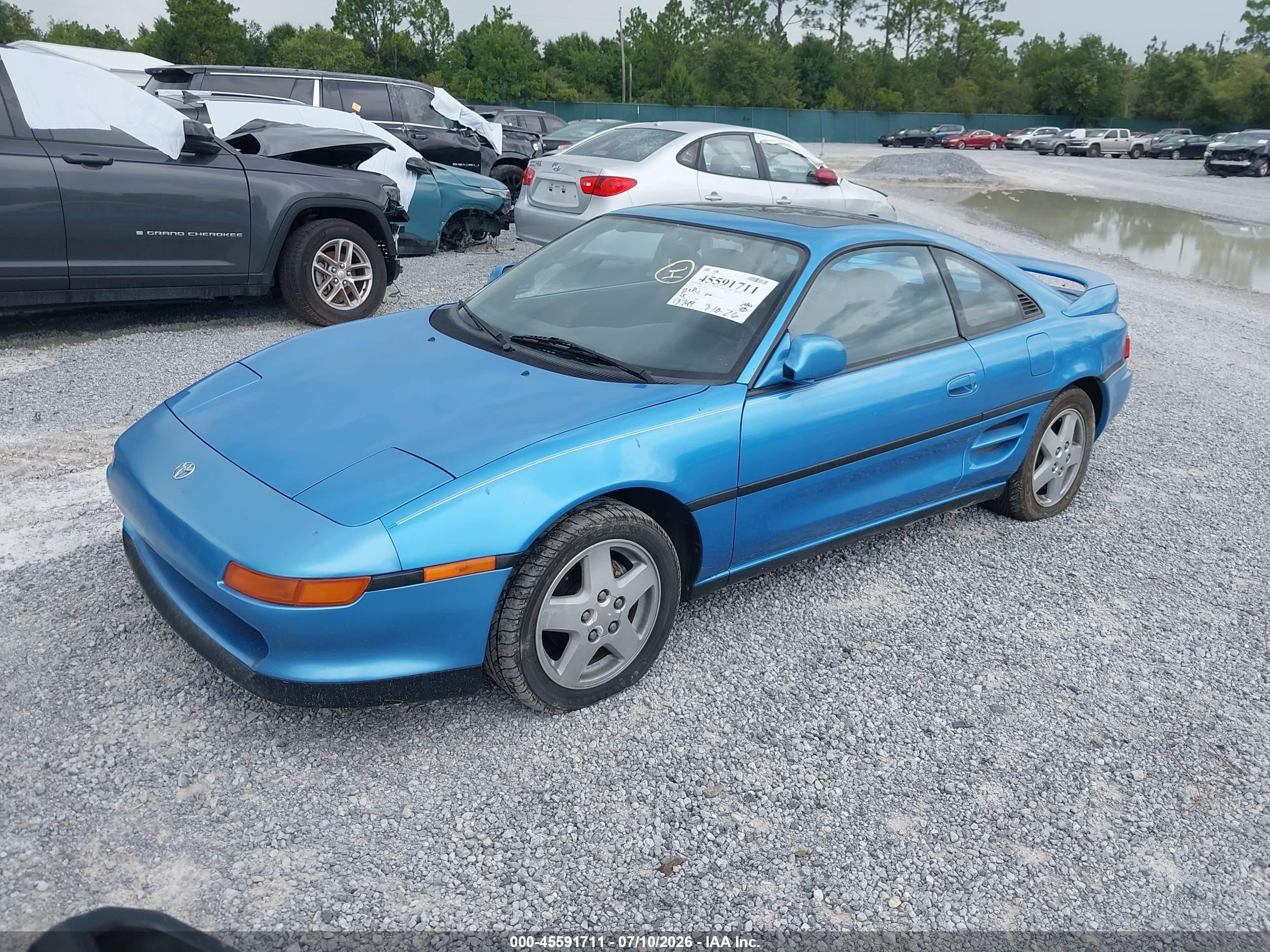 1993 Toyota Mr2   Blue vin: JT2SW21M2P0018653