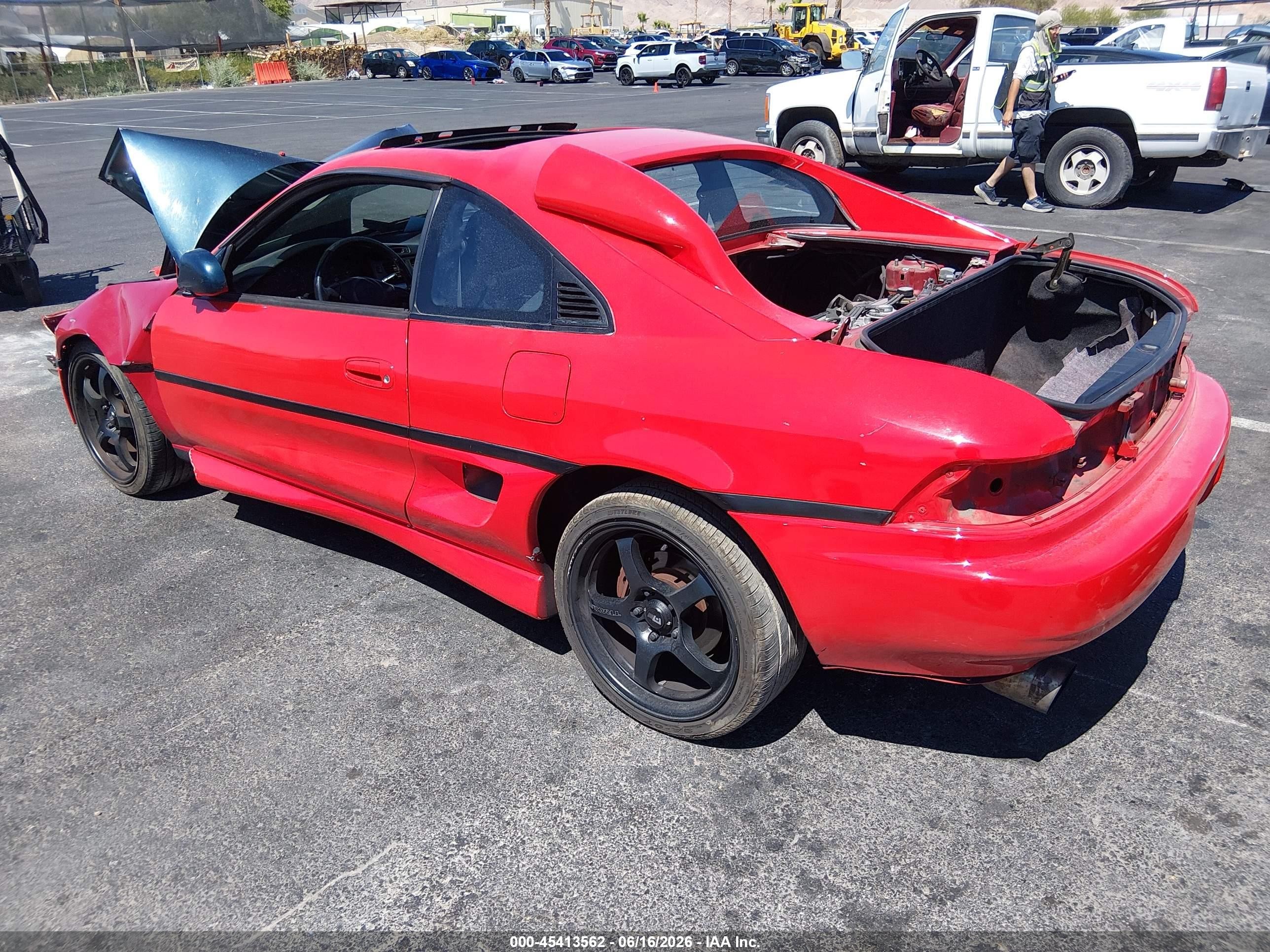 1992 Toyota Mr2   Red vin: JT2SW21M3N0015869