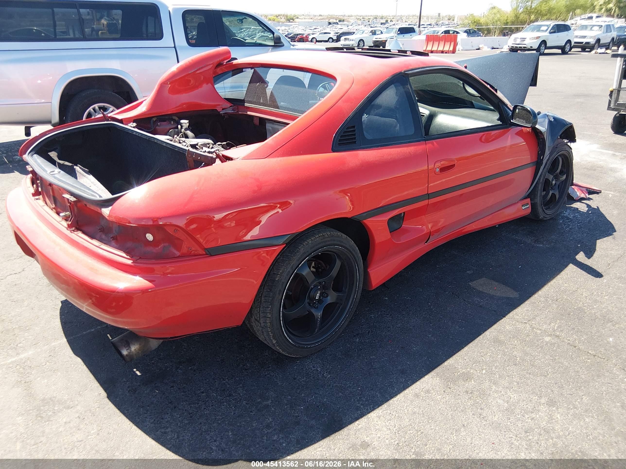 1992 Toyota Mr2   Red vin: JT2SW21M3N0015869