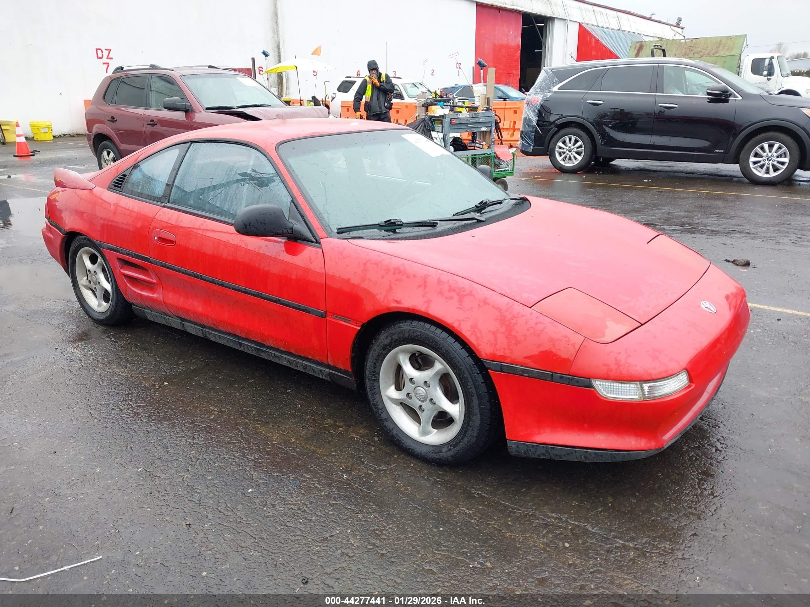 1992 Toyota Mr2 Red vin: JT2SW21M7N0015177