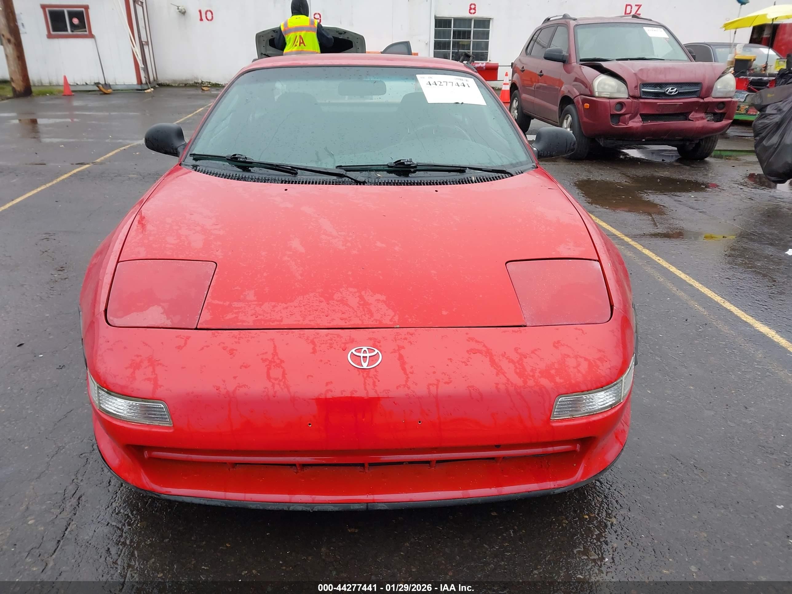 1992 Toyota Mr2 Red vin: JT2SW21M7N0015177