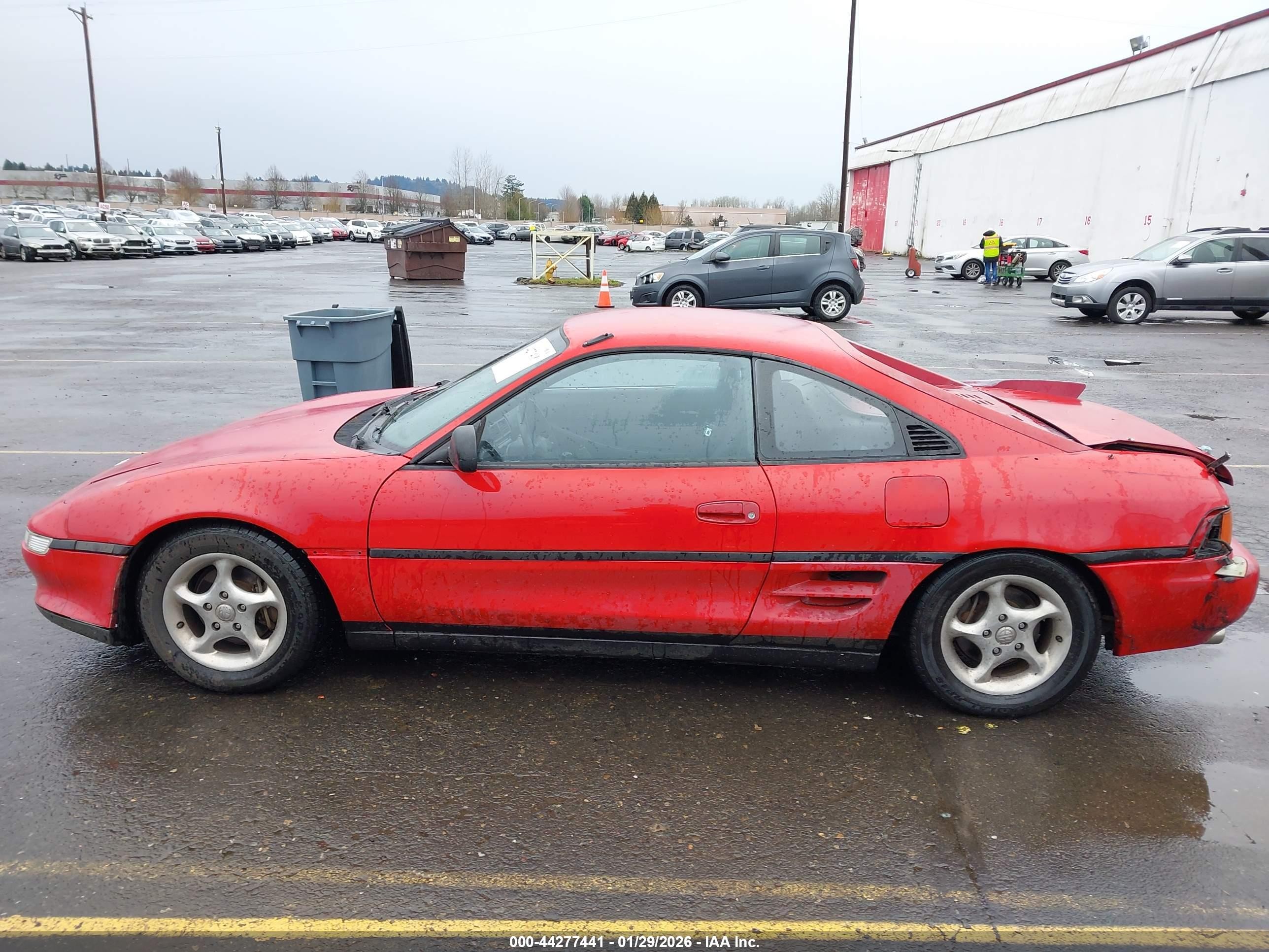 1992 Toyota Mr2 Red vin: JT2SW21M7N0015177