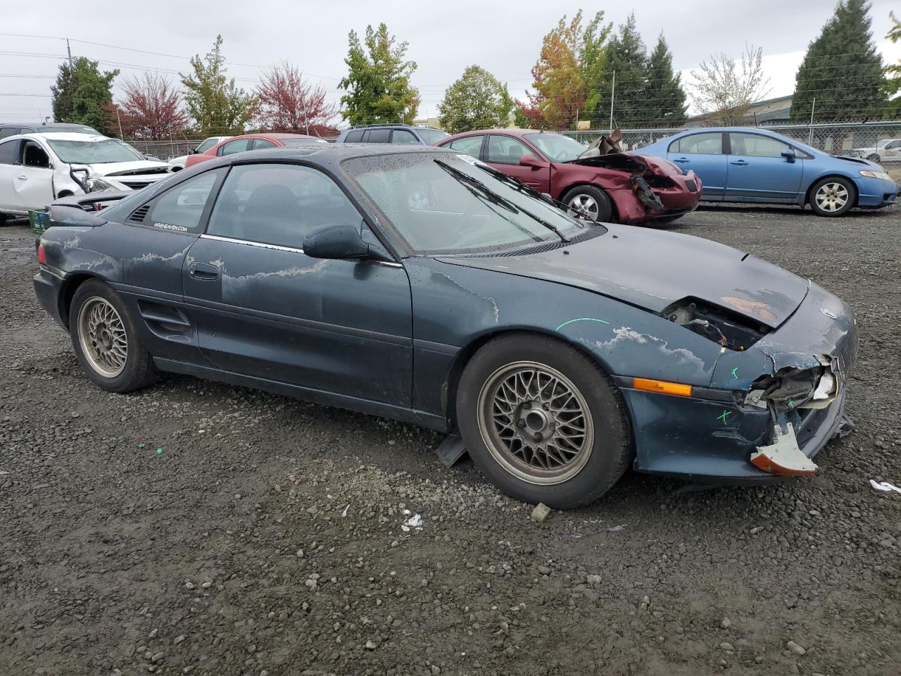 1992 Toyota Mr2 Blue vin: JT2SW21M7N0017303