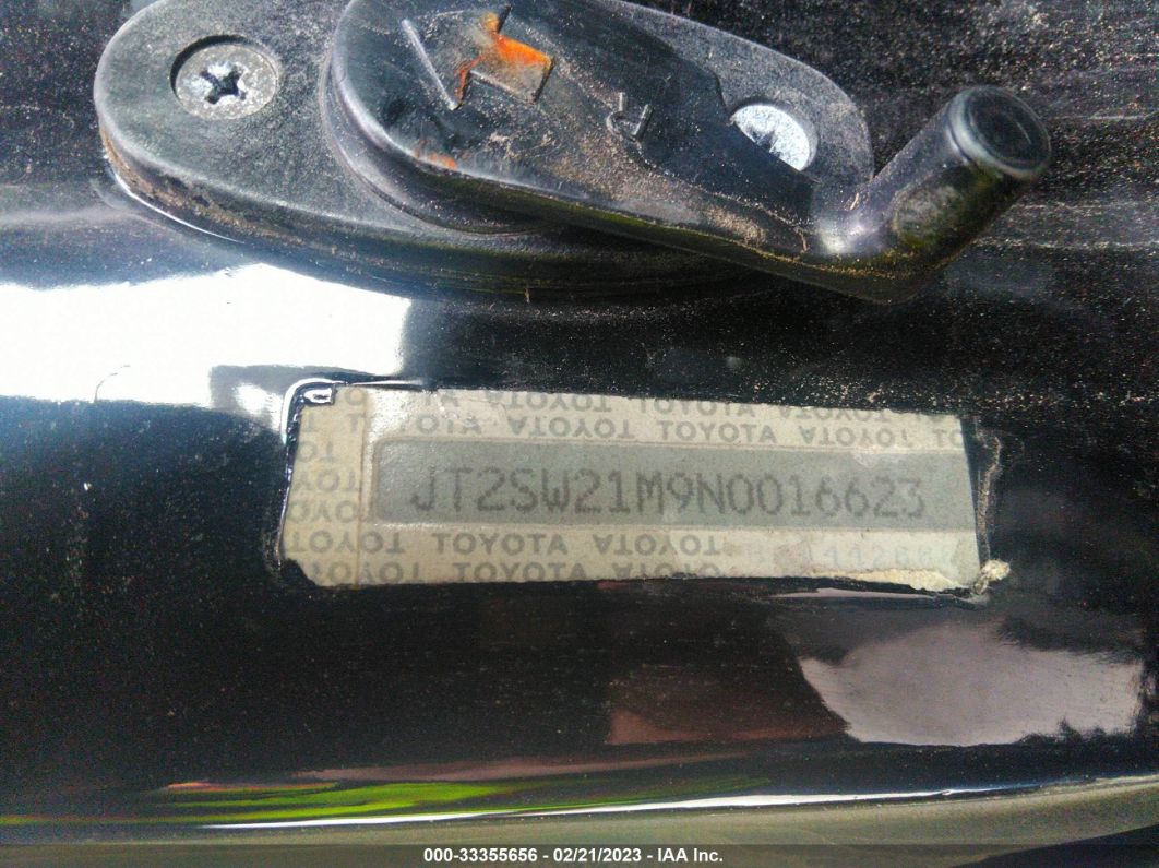 1992 Toyota Mr2   Black vin: JT2SW21M9N0016623