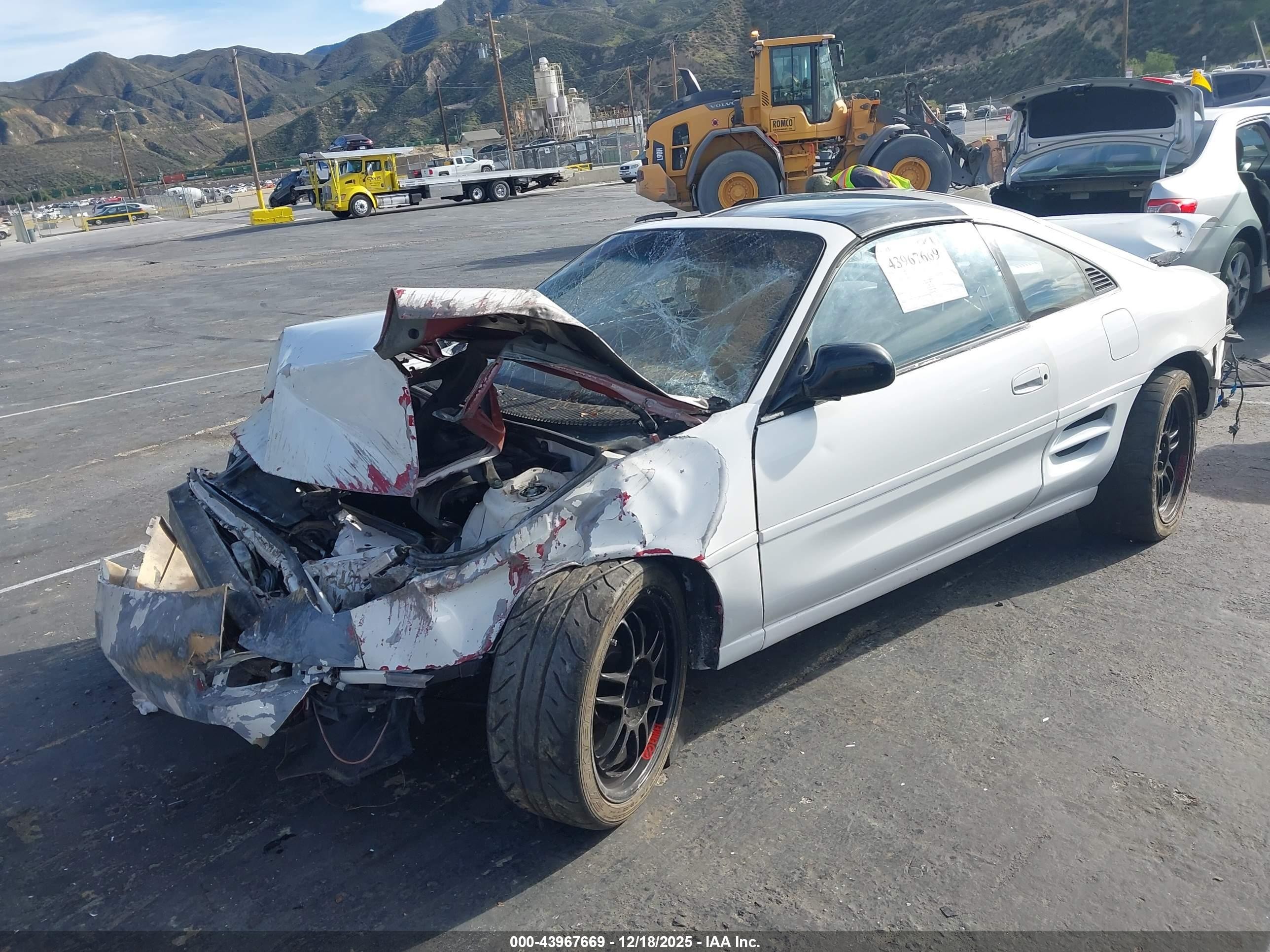 1993 Toyota Mr2 Sport Roof White vin: JT2SW21N0P0021169