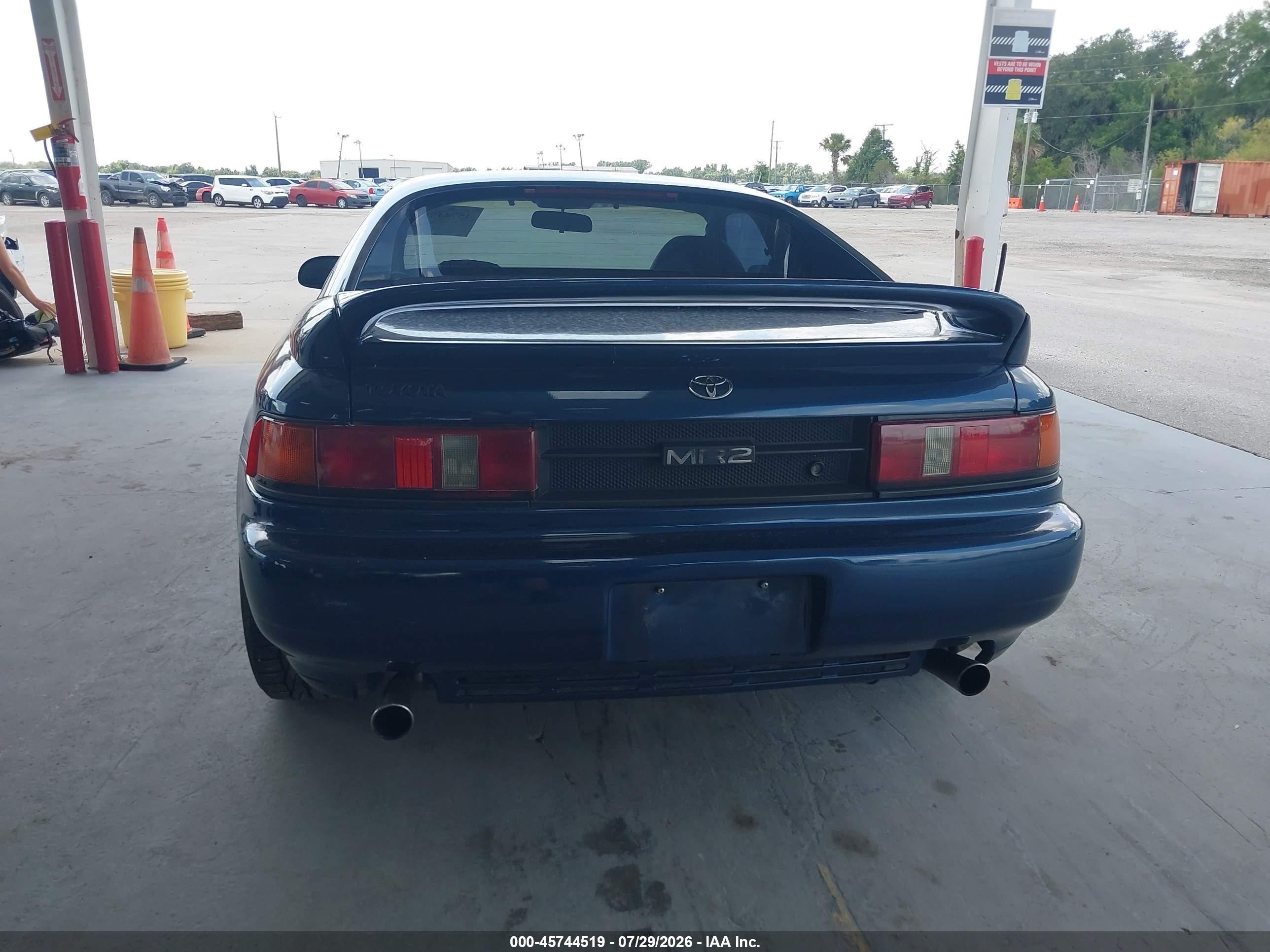 1991 Toyota Mr2 Sport Roof Blue vin: JT2SW21N1M0010032