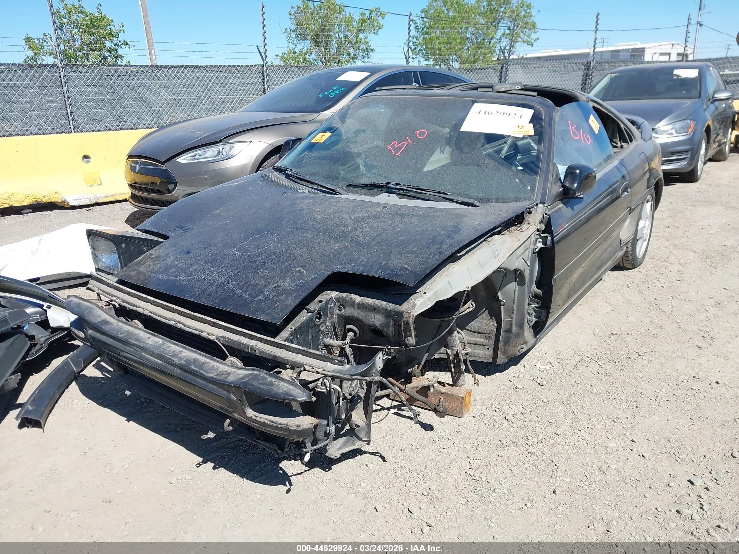 1993 Toyota Mr2 Sport Roof Black vin: JT2SW21N1P0018233