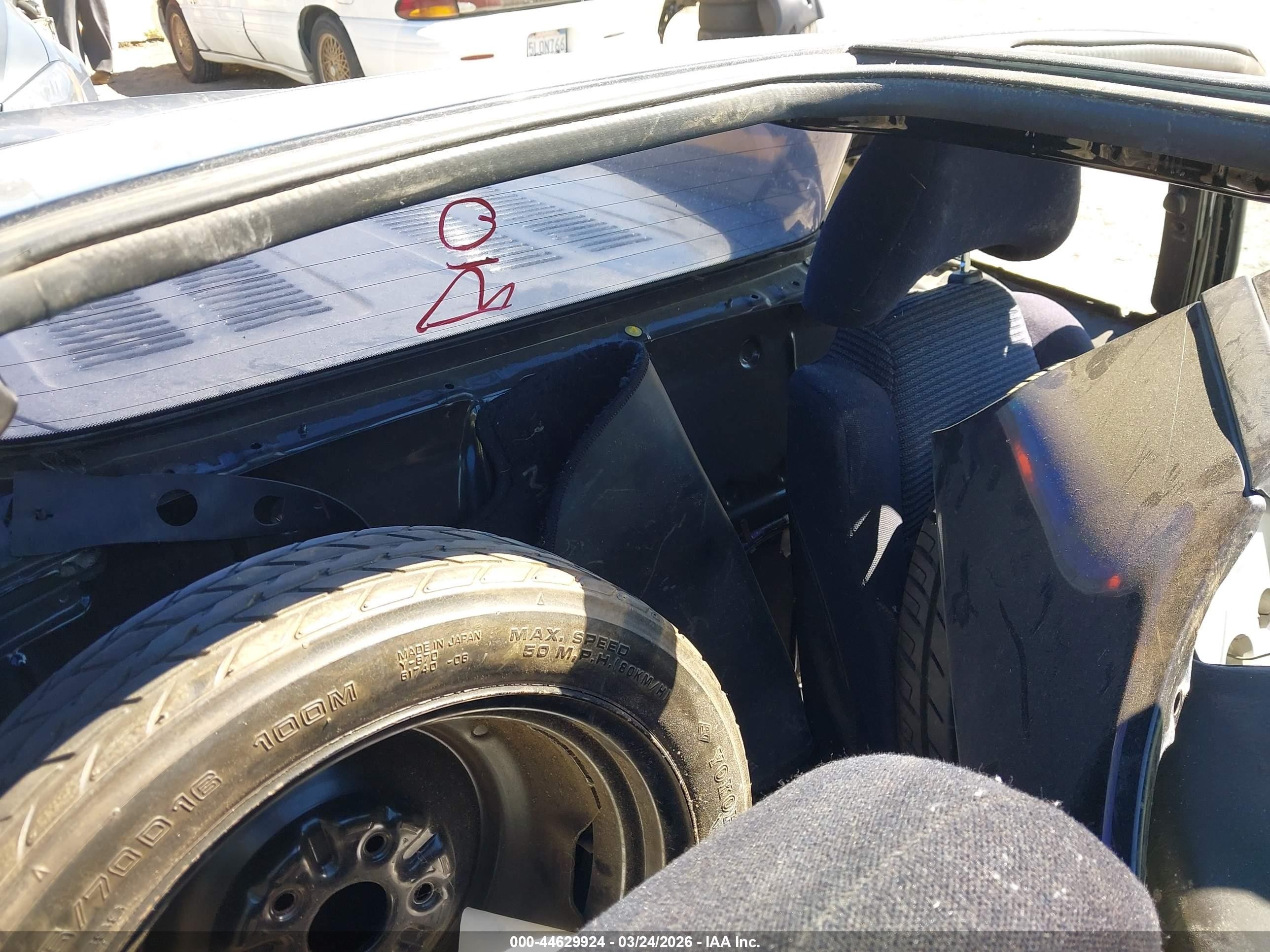1993 Toyota Mr2 Sport Roof Black vin: JT2SW21N1P0018233