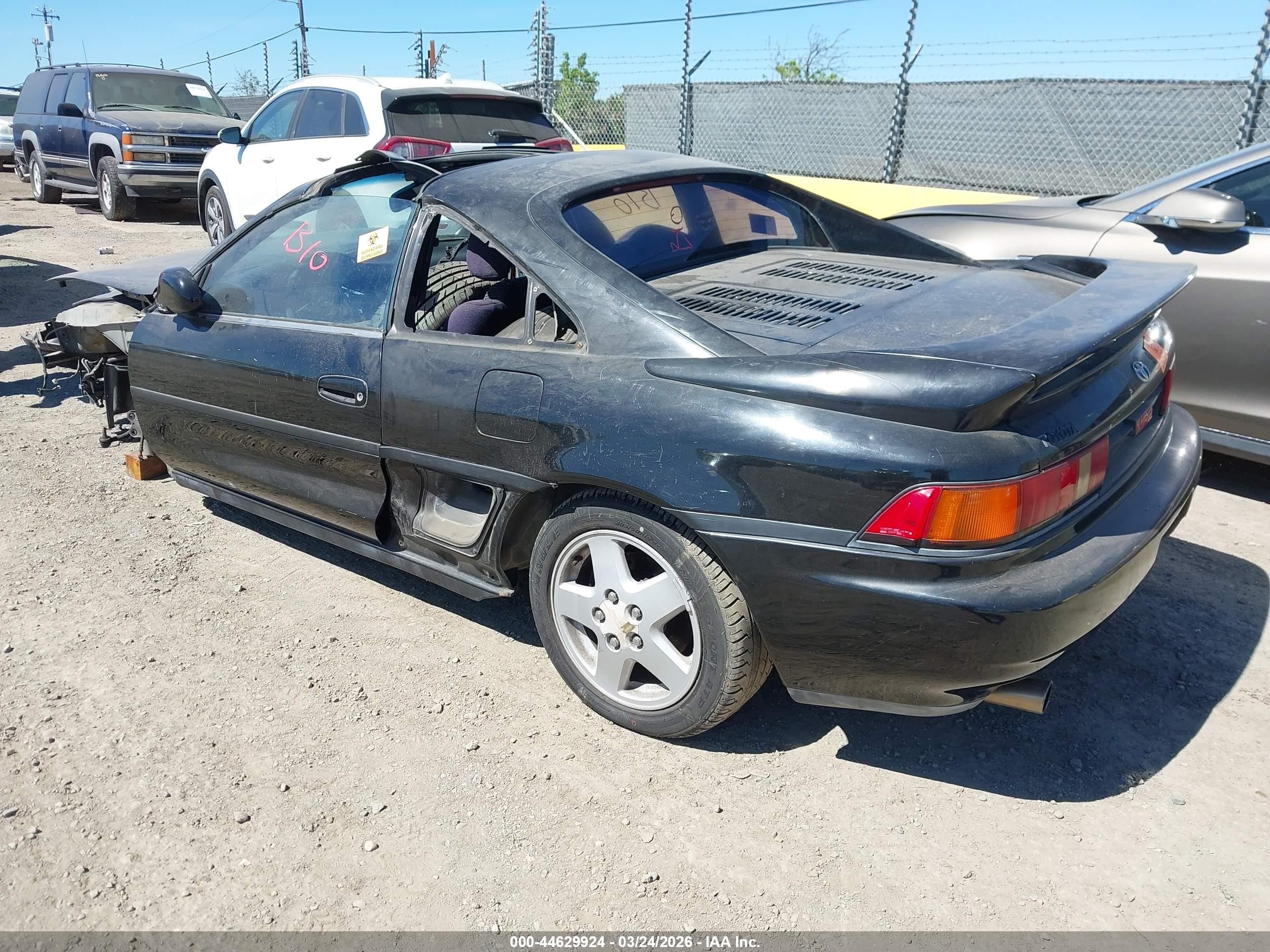 1993 Toyota Mr2 Sport Roof Black vin: JT2SW21N1P0018233