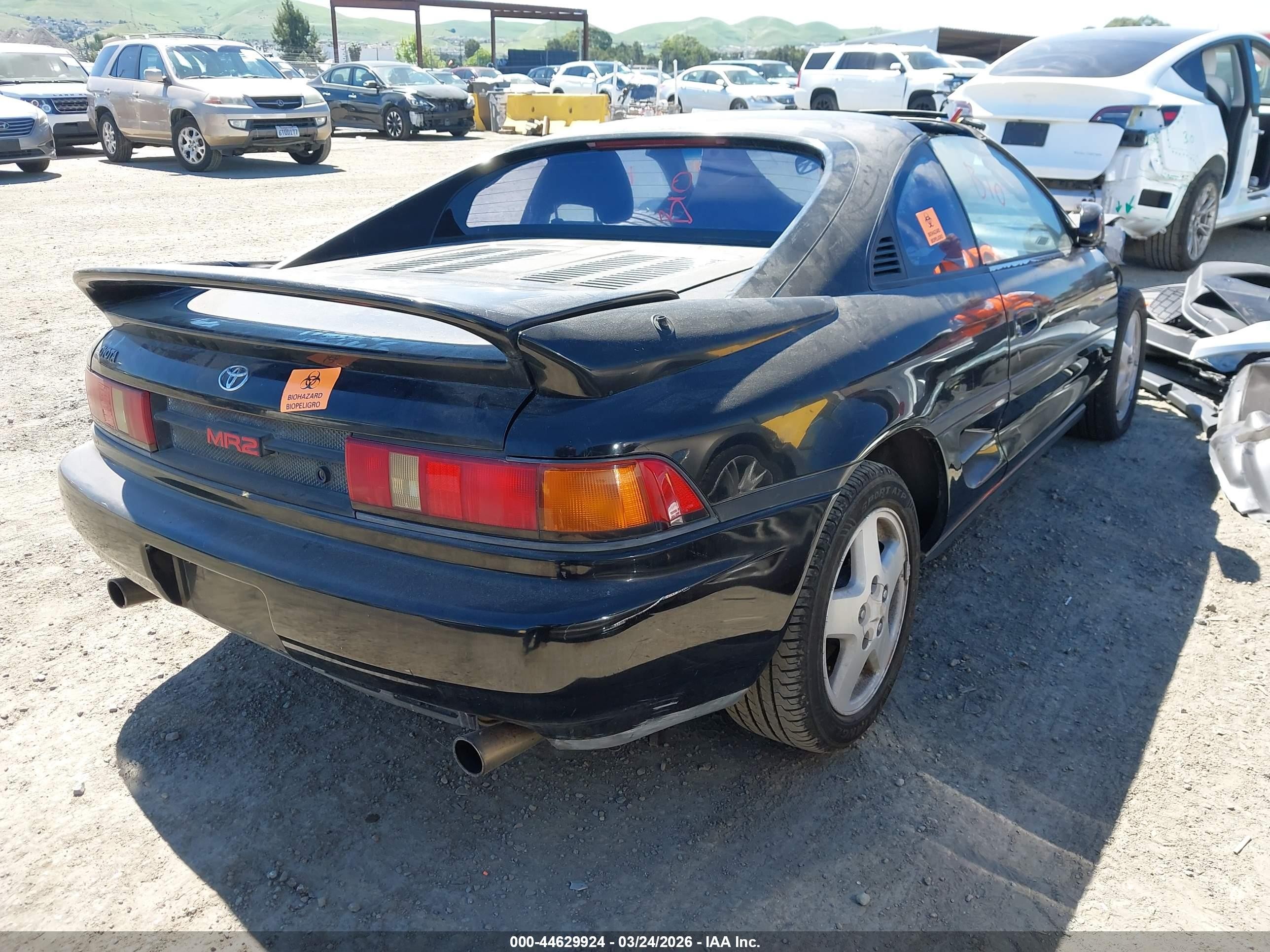1993 Toyota Mr2 Sport Roof Black vin: JT2SW21N1P0018233
