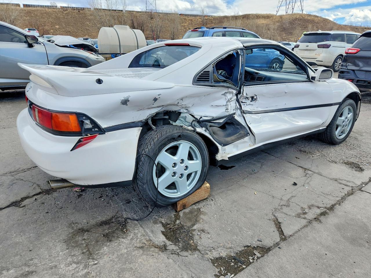 1992 Toyota Mr2 Base White vin: JT2SW21N2N0017122