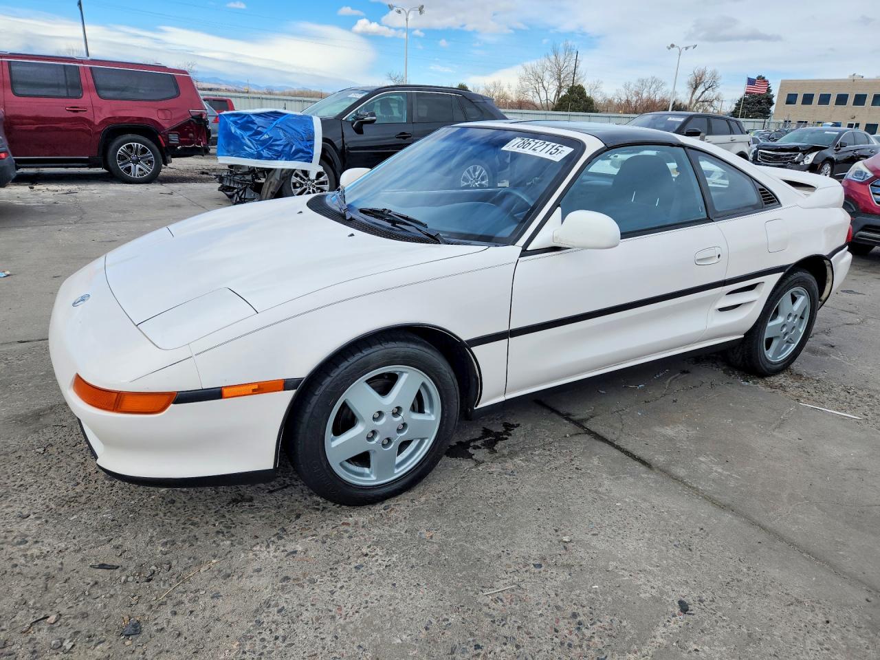 1992 Toyota Mr2 Base White vin: JT2SW21N2N0017122