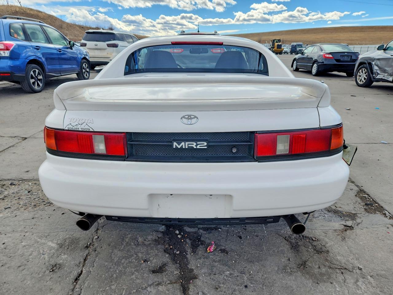 1992 Toyota Mr2 Base White vin: JT2SW21N2N0017122