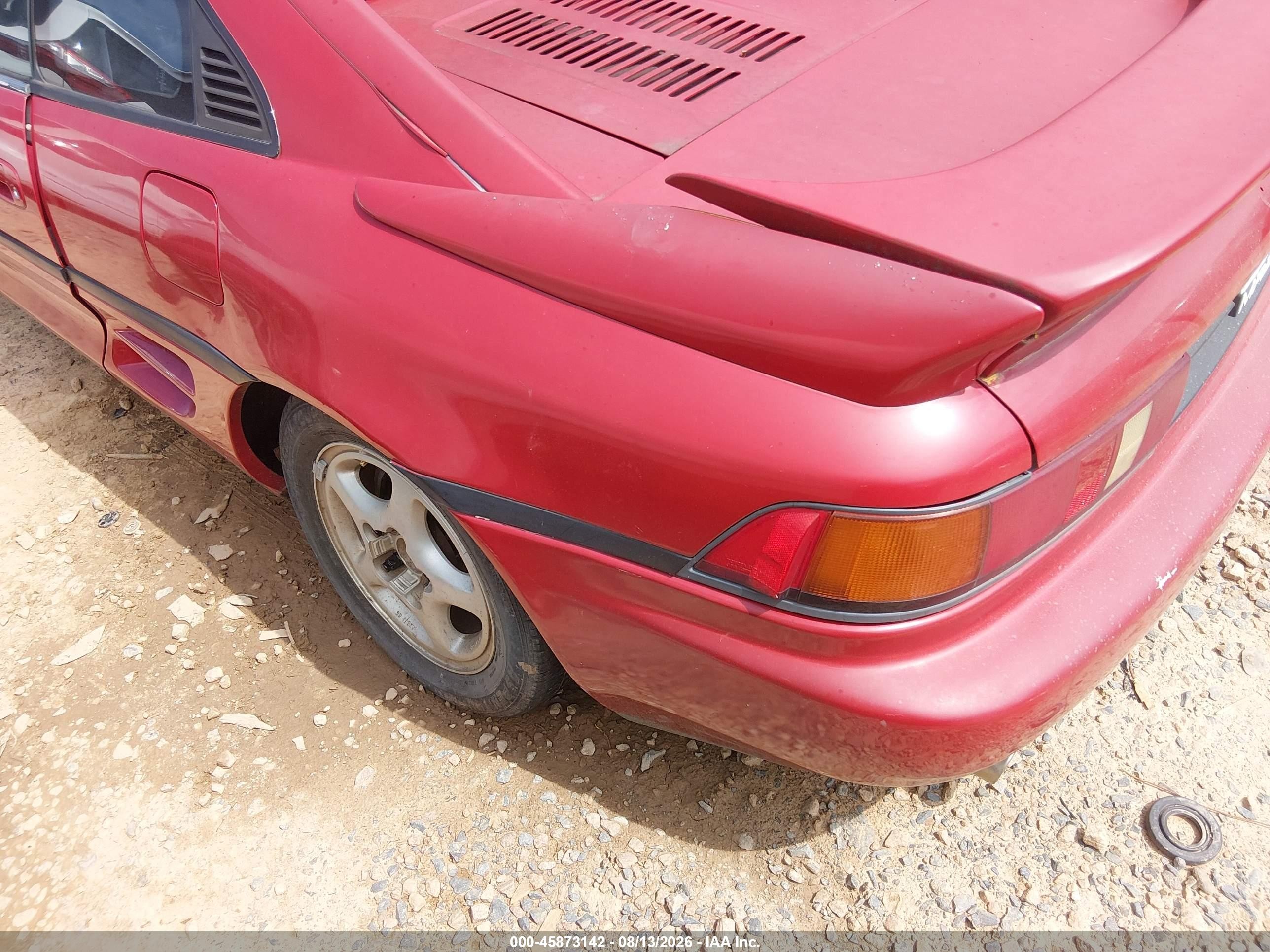 1992 Toyota Mr2 Sport Roof Красный vin: JT2SW21N5N0017406