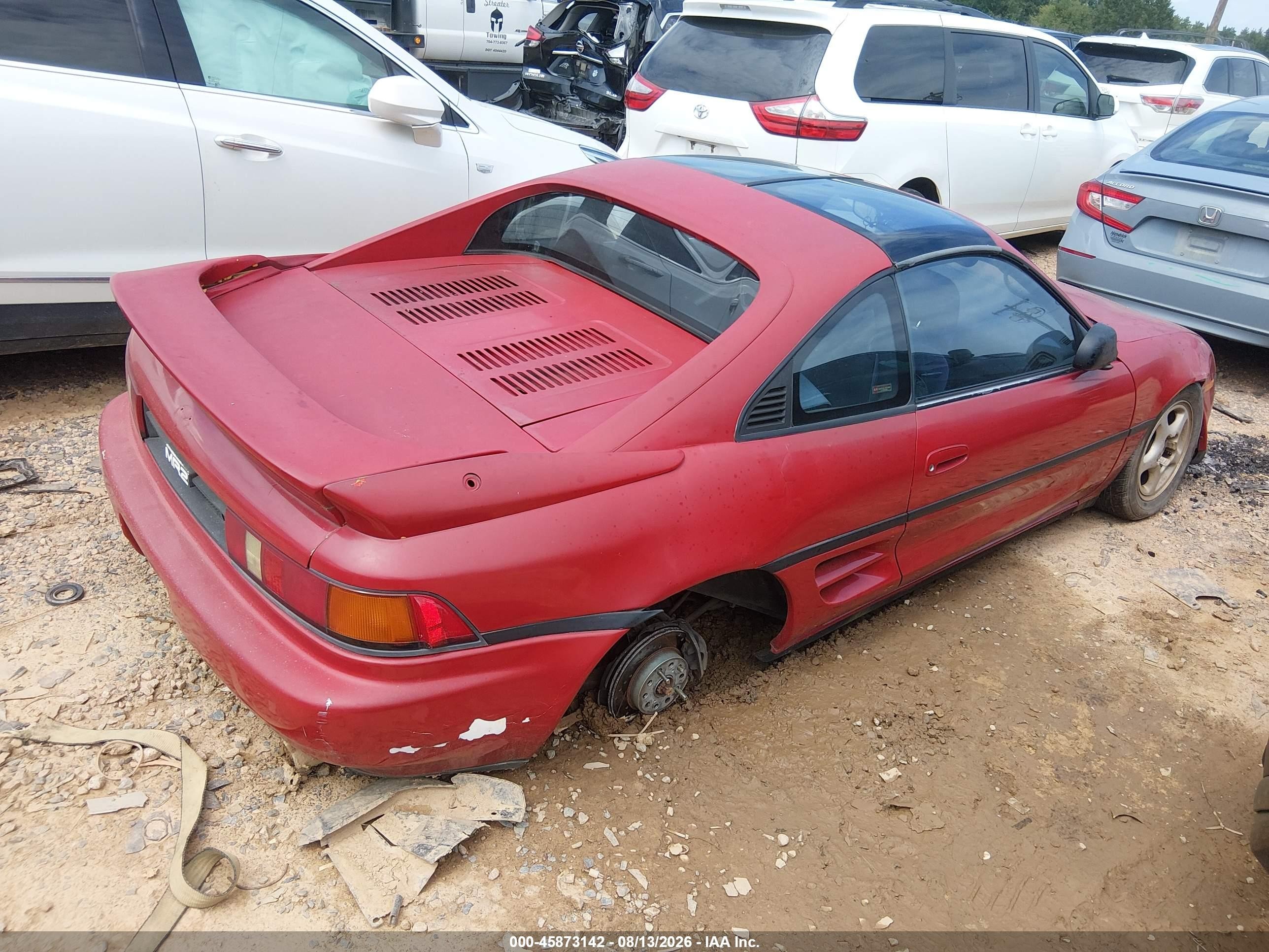 1992 Toyota Mr2 Sport Roof Красный vin: JT2SW21N5N0017406