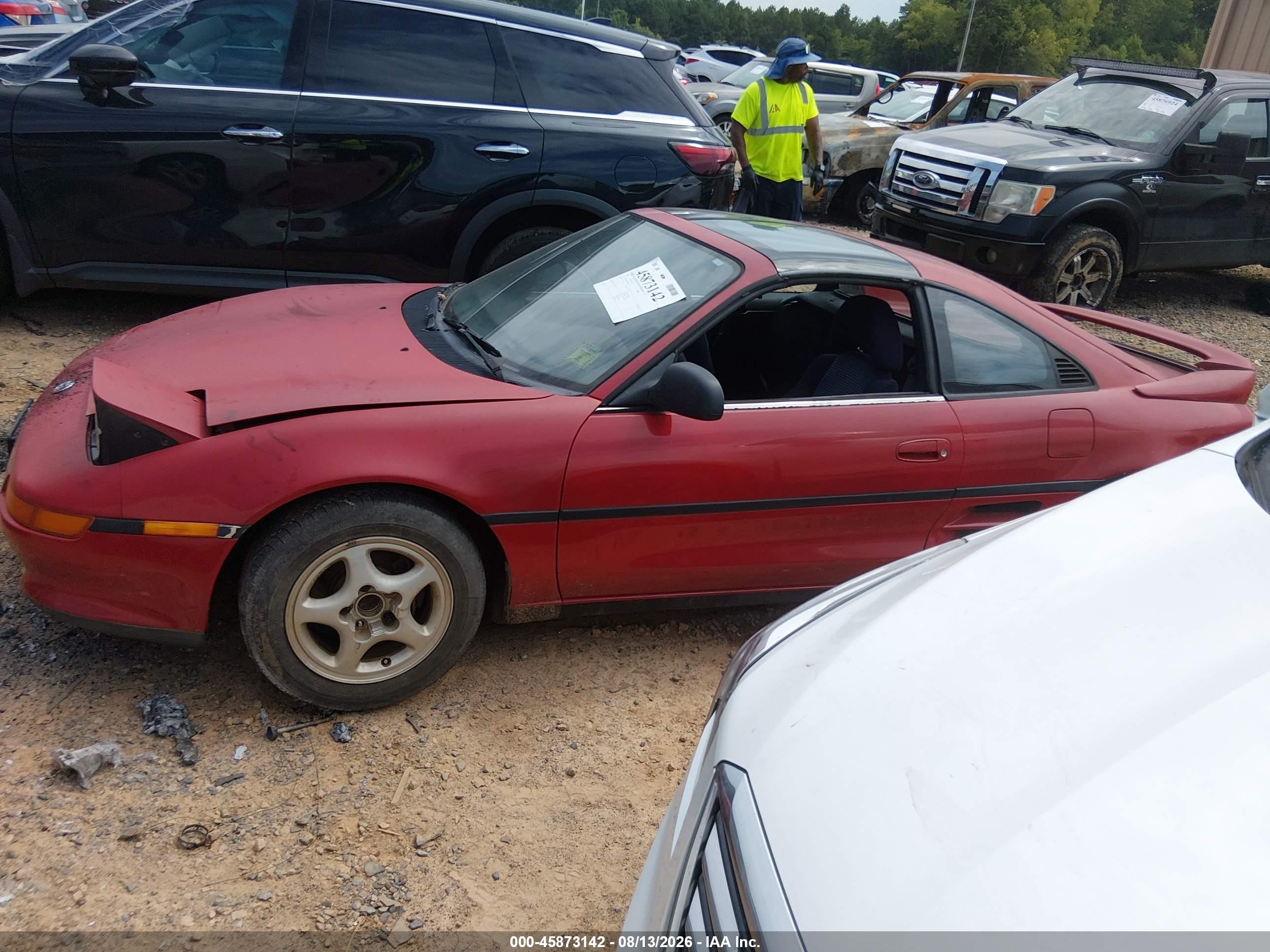 1992 Toyota Mr2 Sport Roof Красный vin: JT2SW21N5N0017406