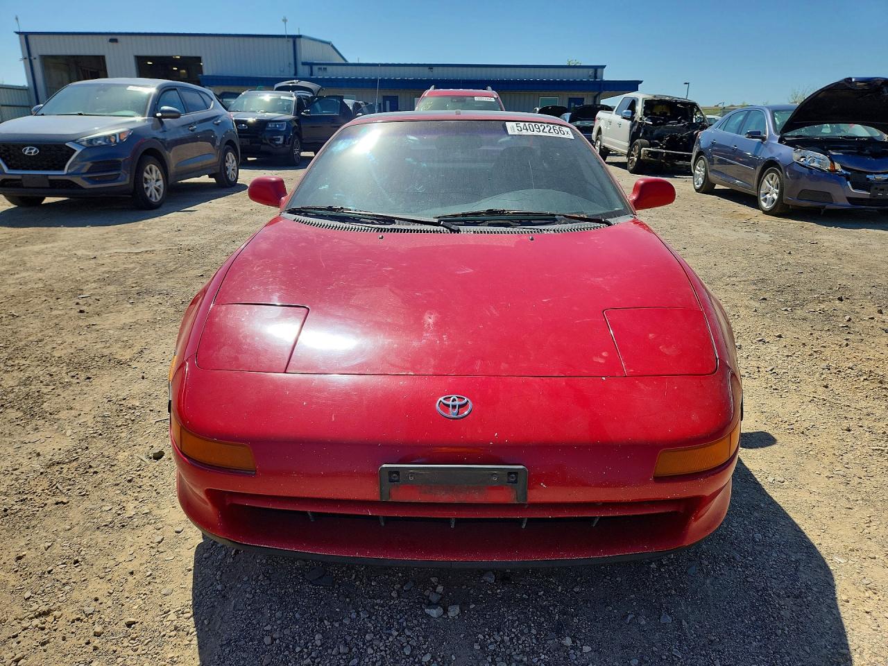 1992 Toyota Mr2 Sport Roof Red vin: JT2SW21N9N0017618